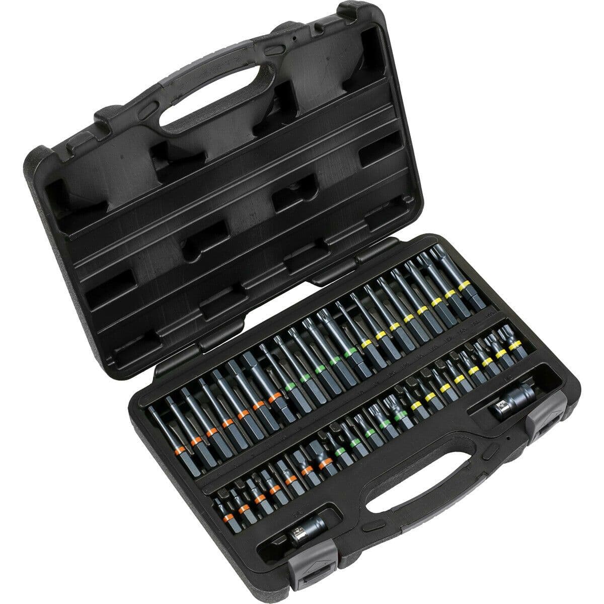42 PACK TRX Hex Spline IMPACT Bit Set 3 8" & 1 2" Square Drive Socket S2 STEEL