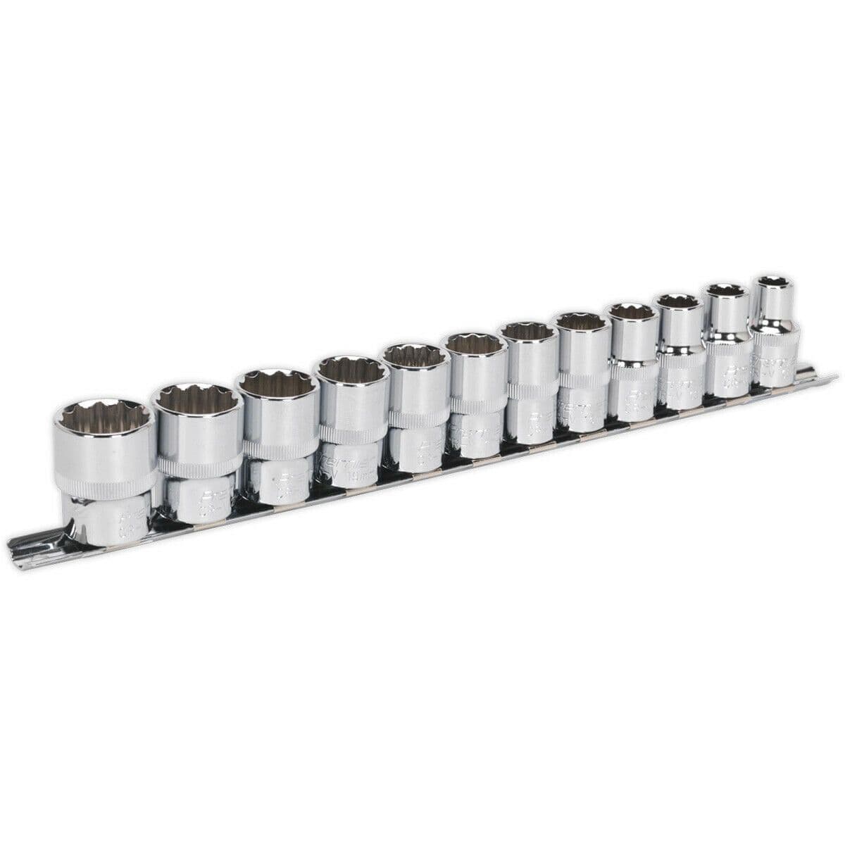 12 PACK Socket Set 1 2" Metric Square Drive 12 Point WallDrive High Torque