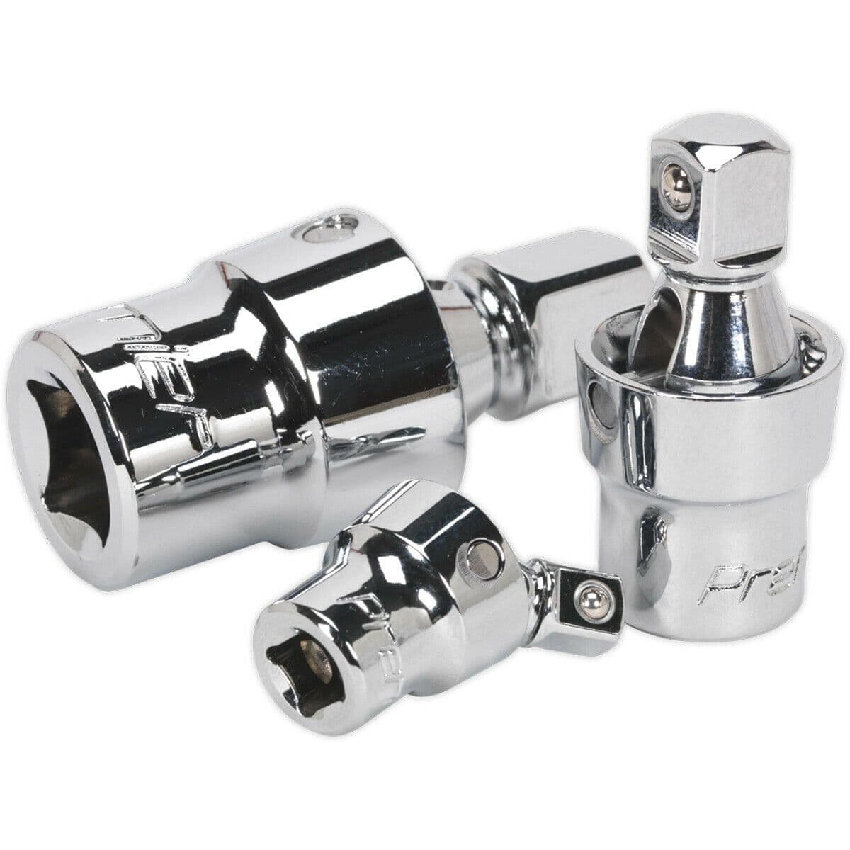 3 PACK Male to Female Socket Joint Adapter Converters Angle Square Drive