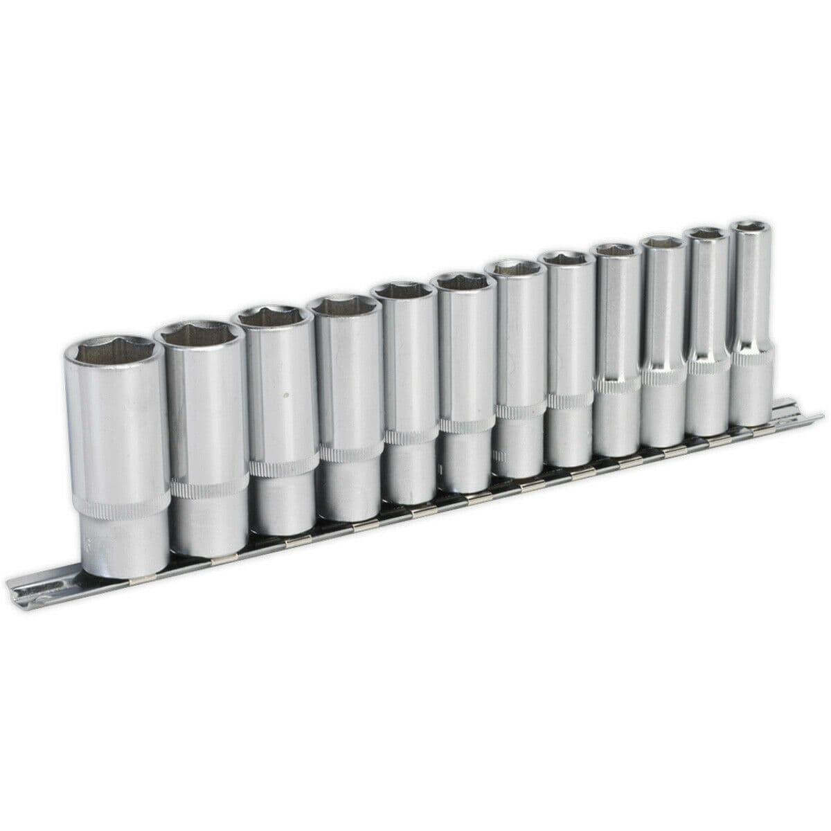 12 PACK DEEP Socket Set 3 8" Metric Square Drive 6 Point WallDrive High Torque