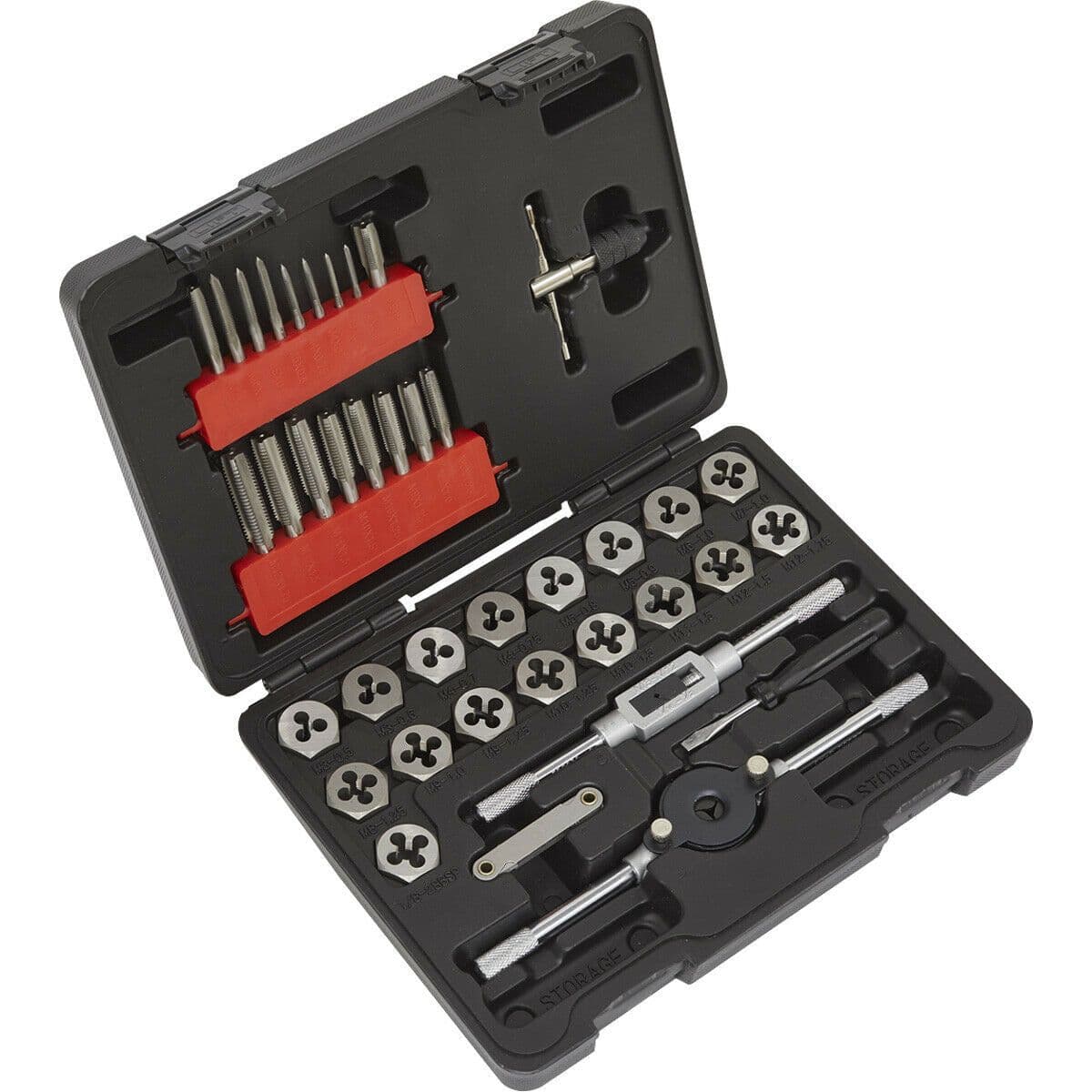 39pc Metric Tap & Hex Die Set M3 to M12 Manual Bar & Socket Threading Tool