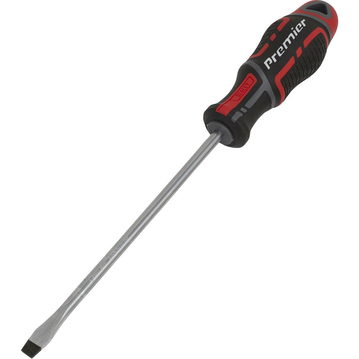 PREMIUM Slotted 6 x 150mm Screwdriver Ergonomic Soft Grip Magnetic Tip