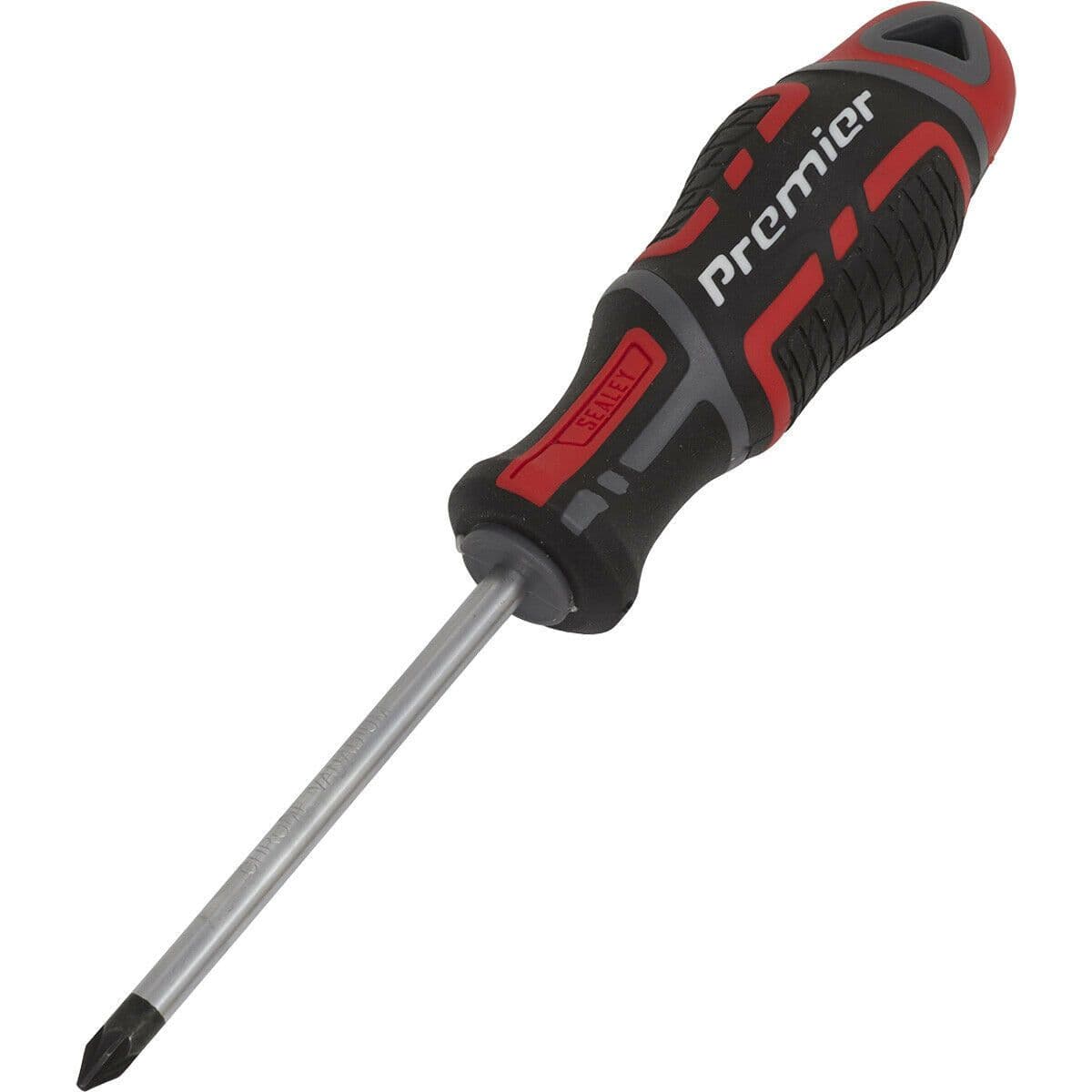 PREMIUM Pozi 1 x 75mm Screwdriver - Ergonomic Soft Grip - Magnetic Tip Driver