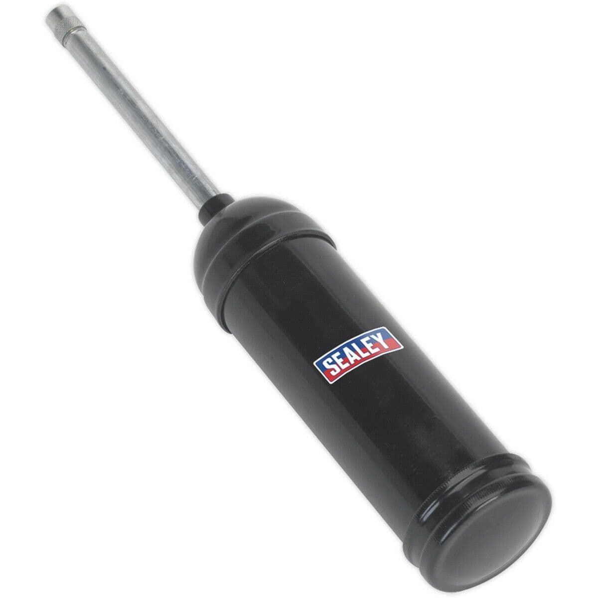 Mini Grease Gun Push Action Hand Greaser Rigid Extension Tube & Nozzle
