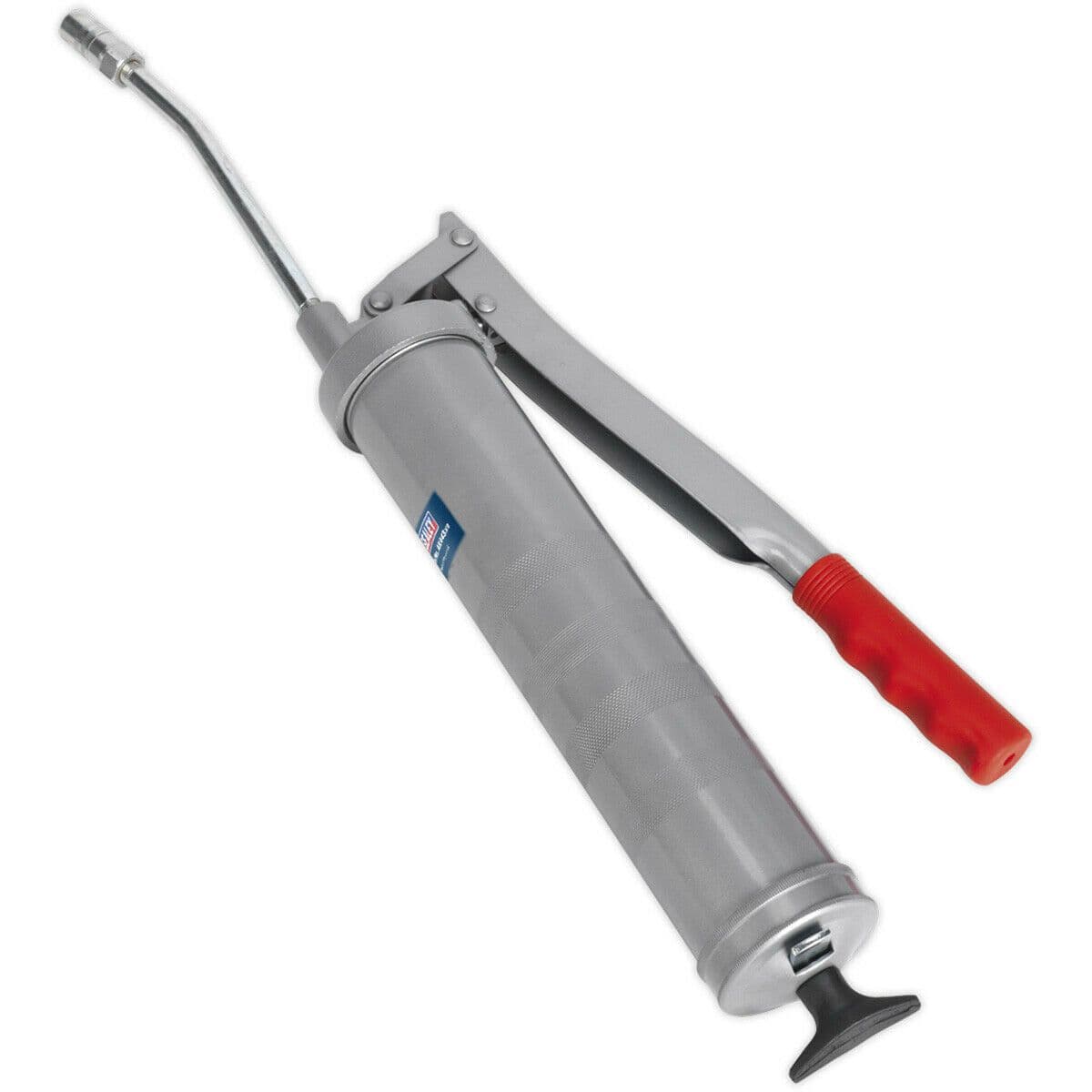 Side Lever Grease Gun 3 Way Fill Contoured Pump Handle Rigid Delivery Tube