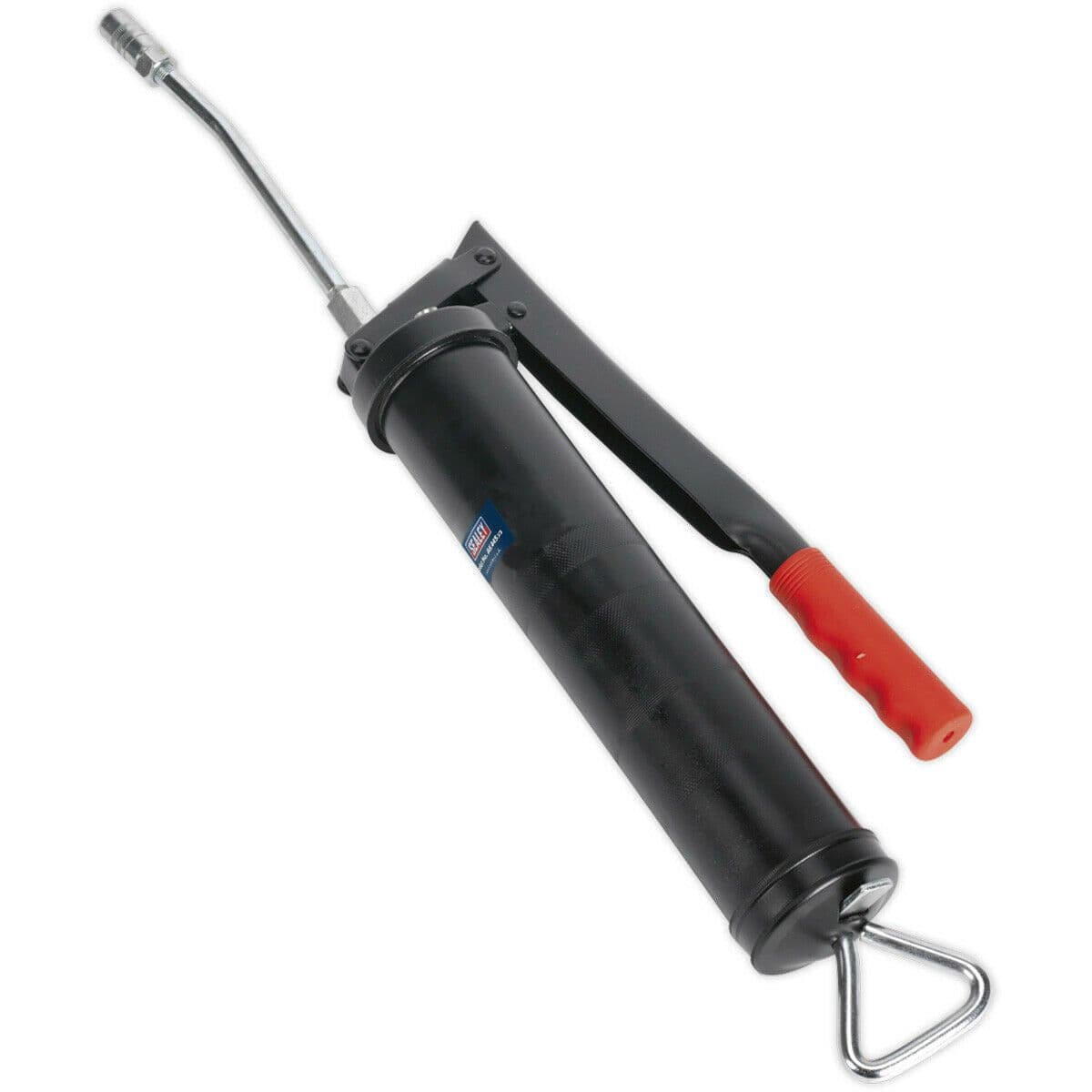 Side Lever Grease Gun 3 Way Fill Rigid Delivery Tube 4 Jaw Coupling