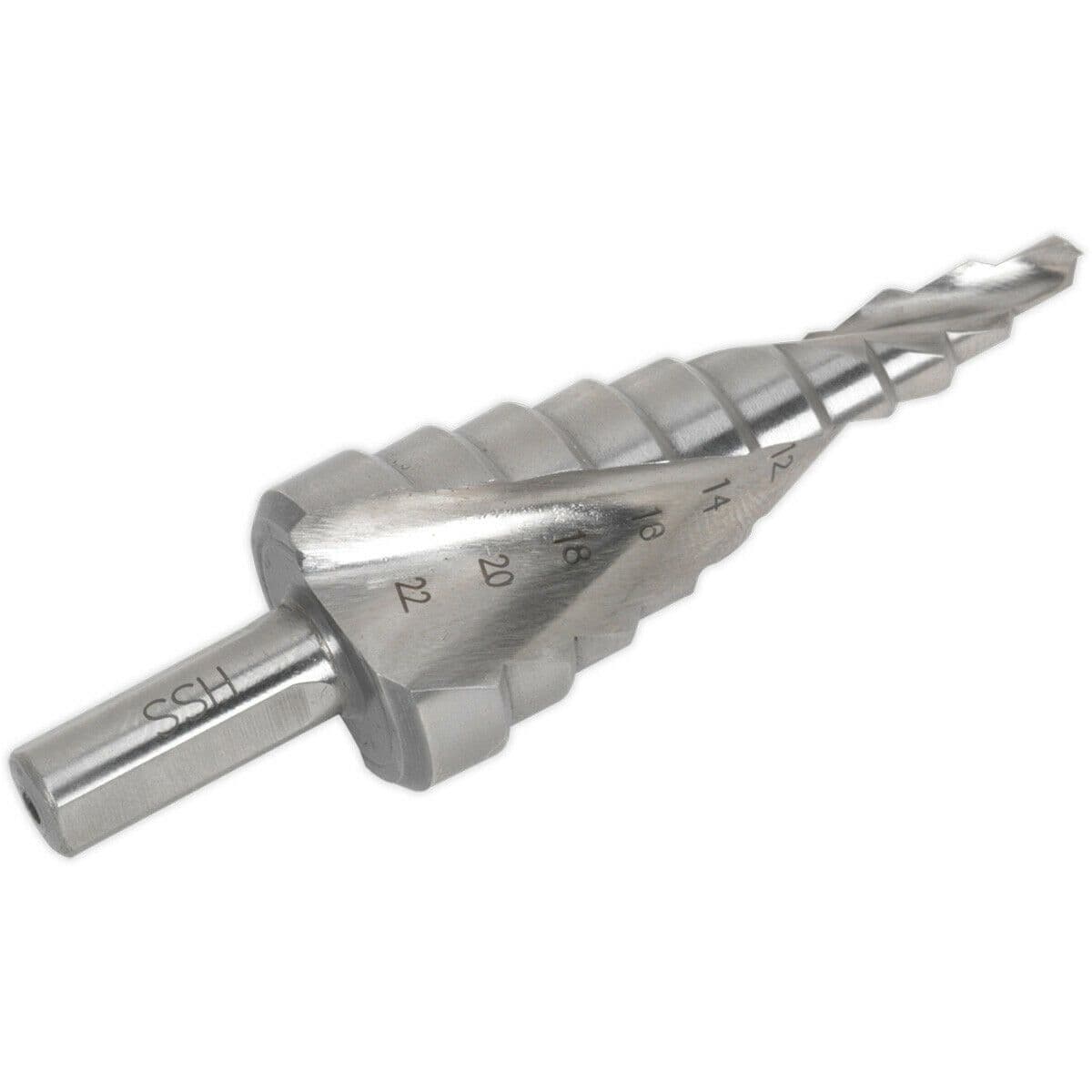HSS M2 Spiral Flute Step Drill Bit 4mm to 22mm Precision Hole Drilling