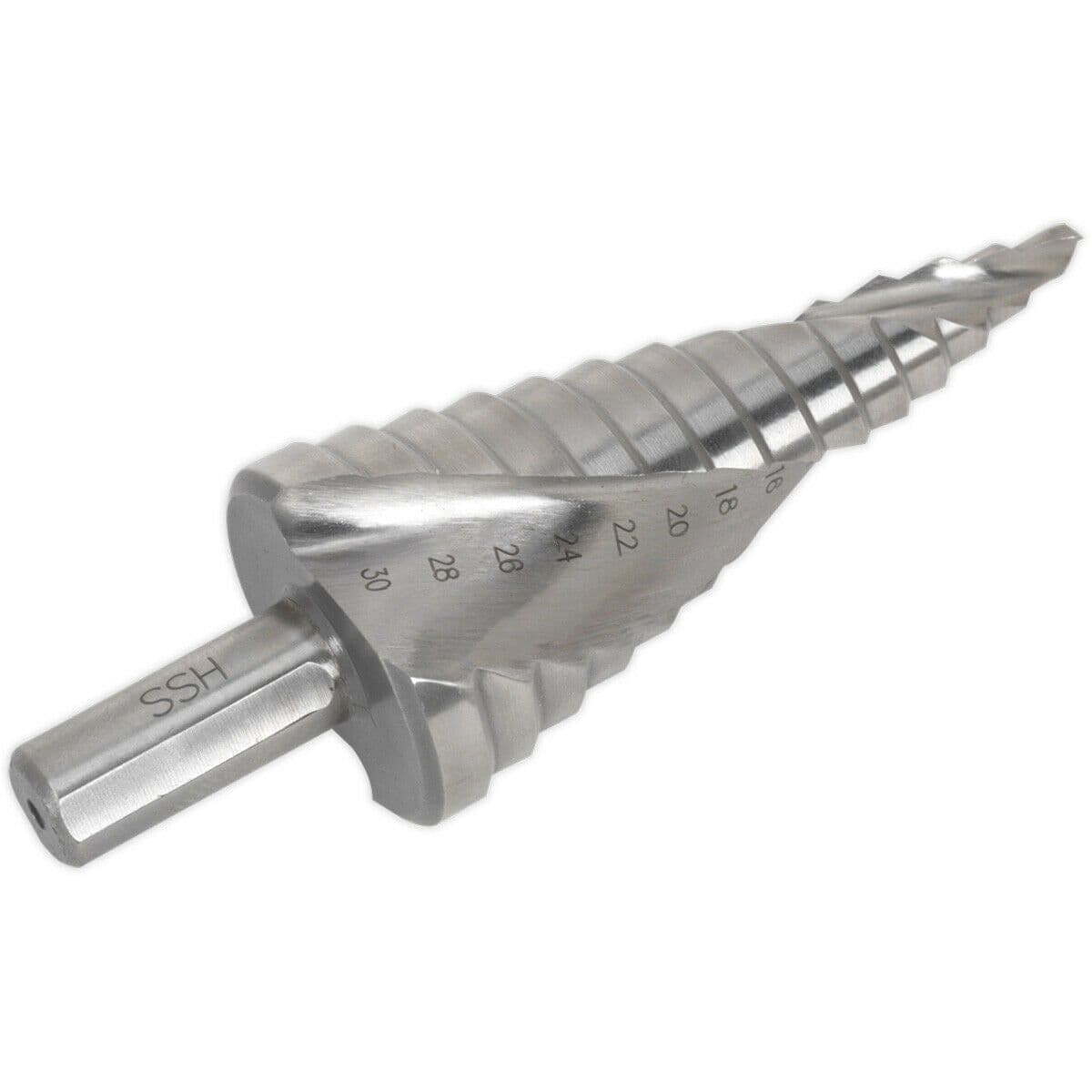 HSS M2 Spiral Flute Step Drill Bit 4mm to 30mm Precision Hole Drilling