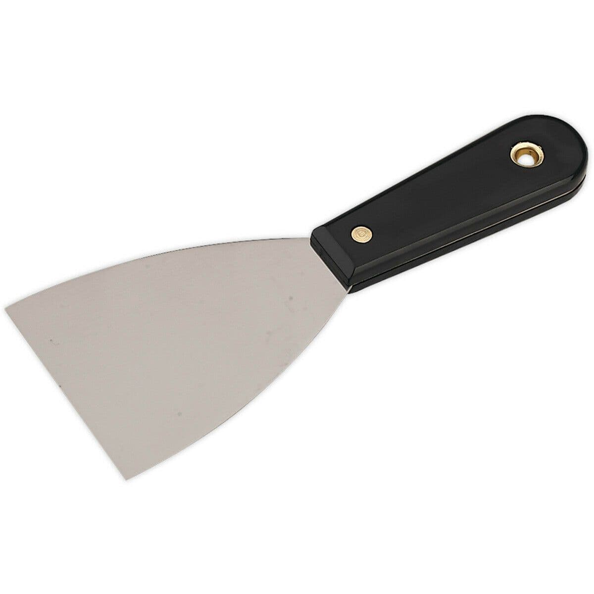 75mm Rigid Scraper Chrome Plated Steel Blade Composite Handle Hanging Hole