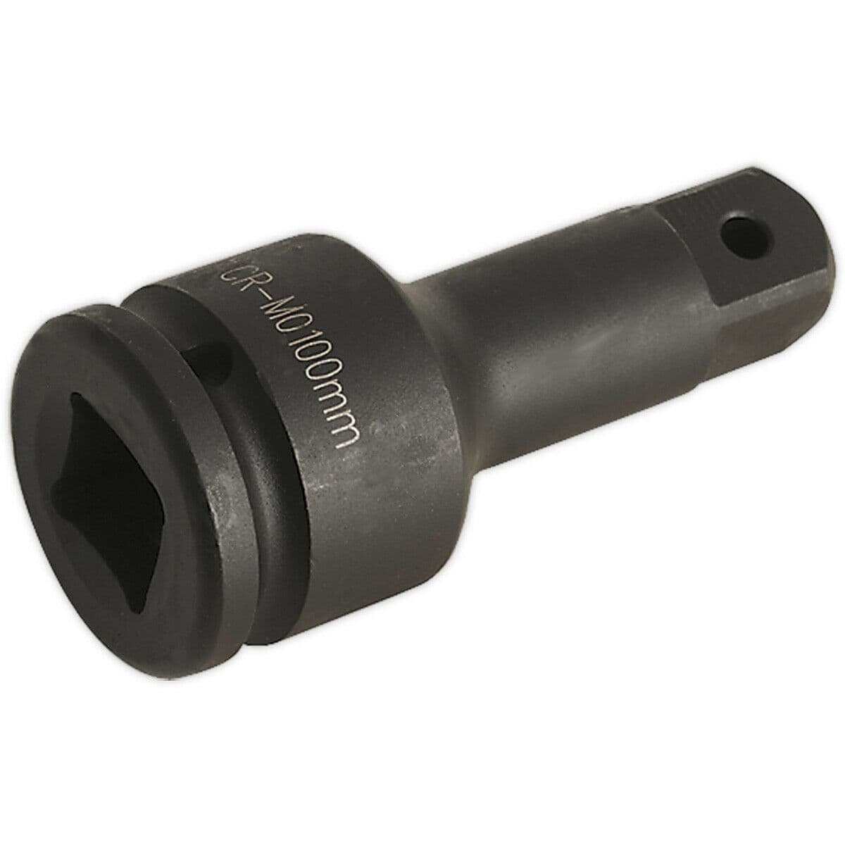 100mm Steel Impact Extension Bar - 3/4" Sq Drive - Spring-Ball Socket Retainer