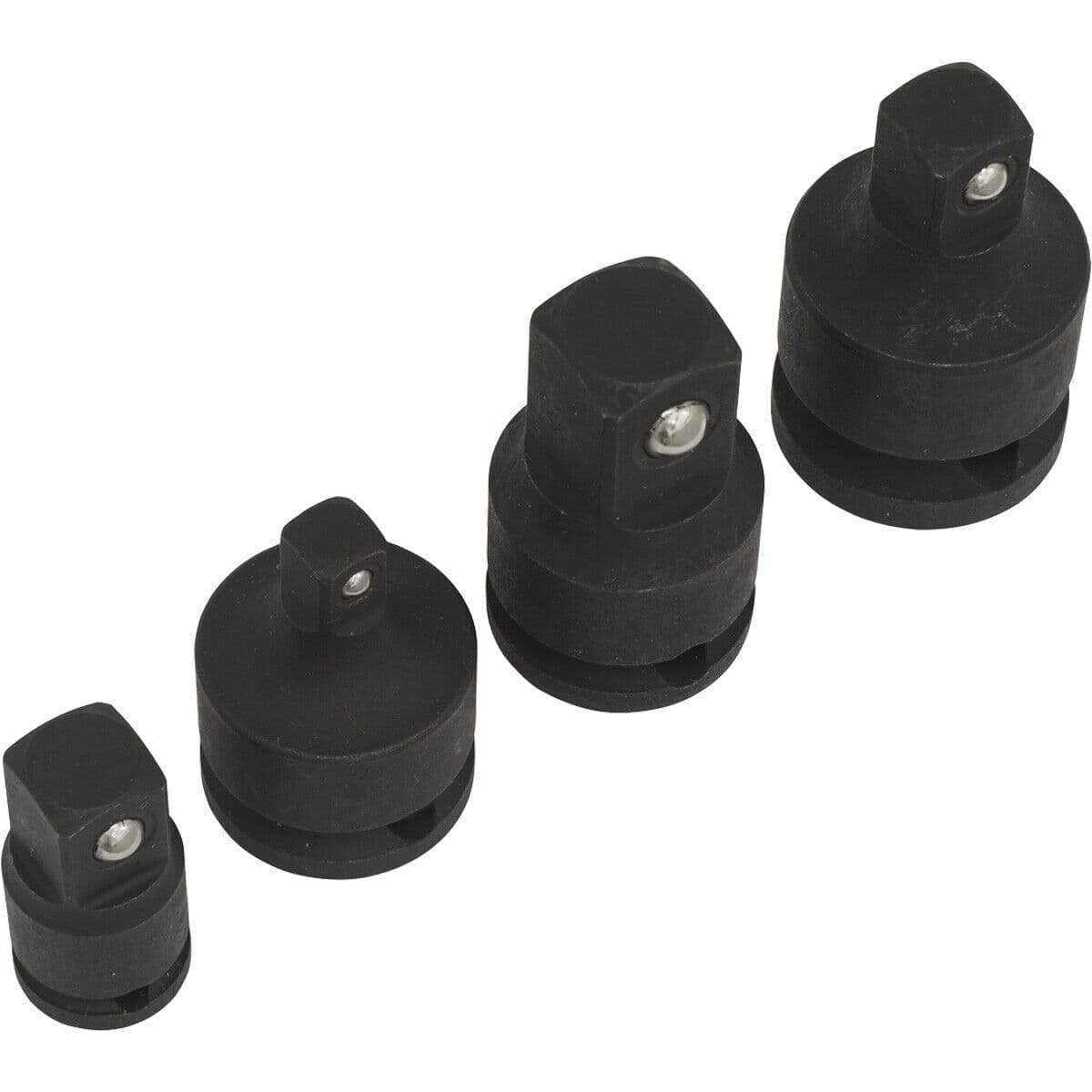 4 PACK IMPACT Socket Adapter Converter Set Imperial Square Drive Nut