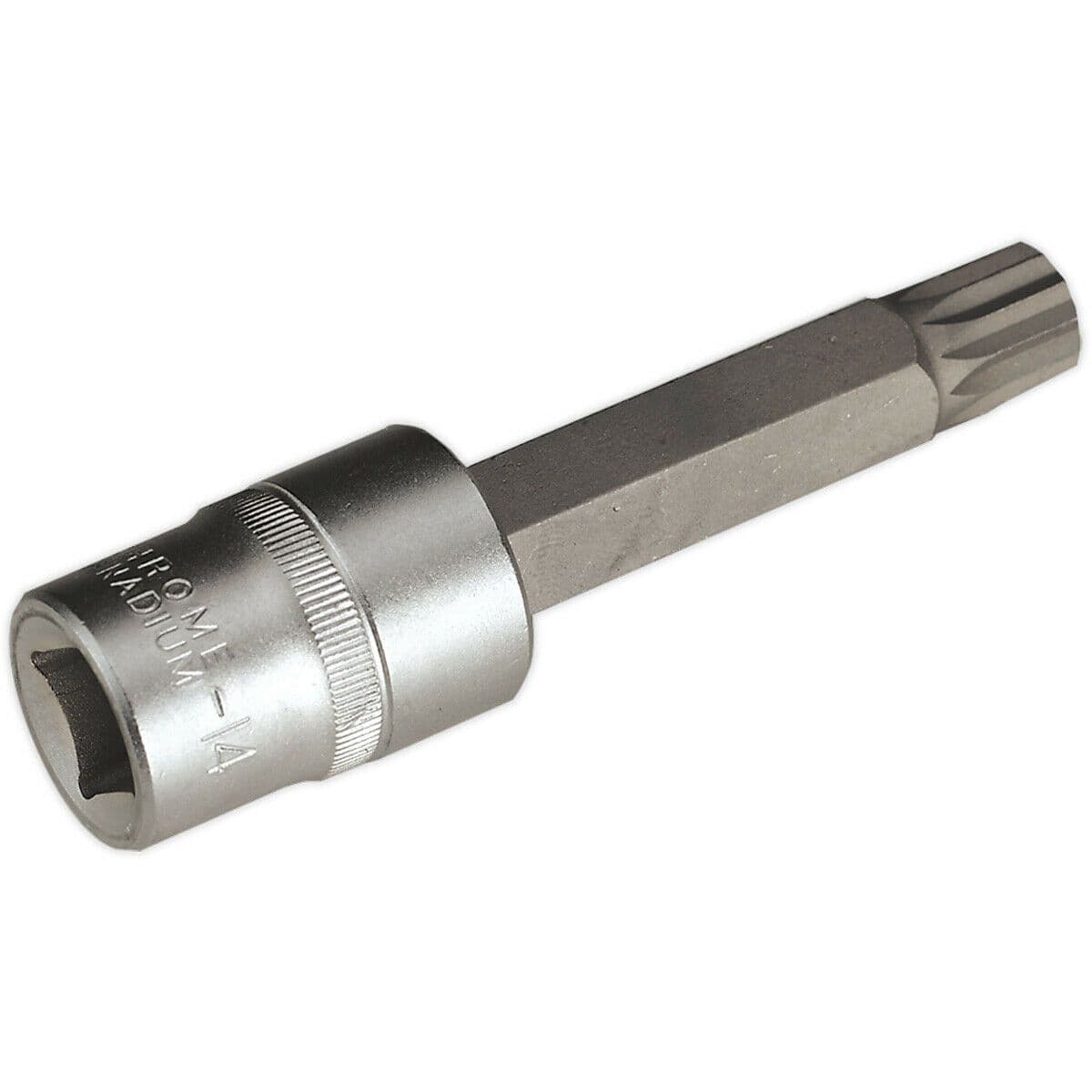 M14 x 100mm Long Spline Socket Bit 1 2" Square Drive Cylinder Head Bolt