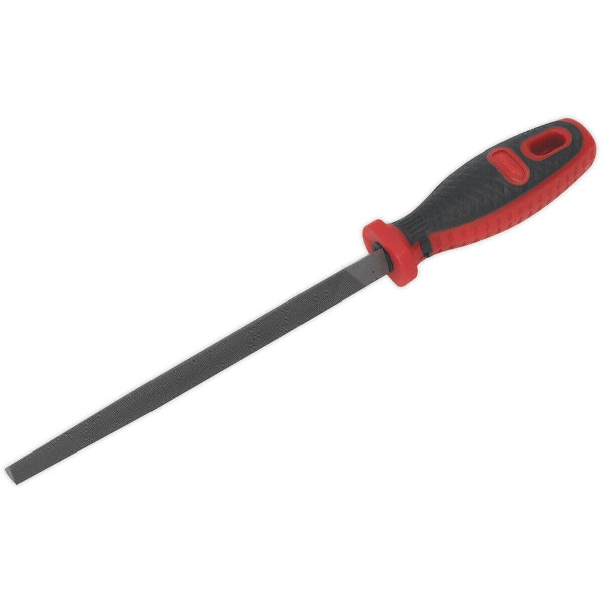 200mm 3 Square Engineers File Double Cut Coarse Comfort Grip Handle
