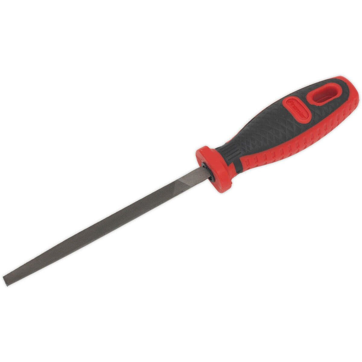 150mm 3 Square Engineers File Double Cut Coarse Comfort Grip Handle