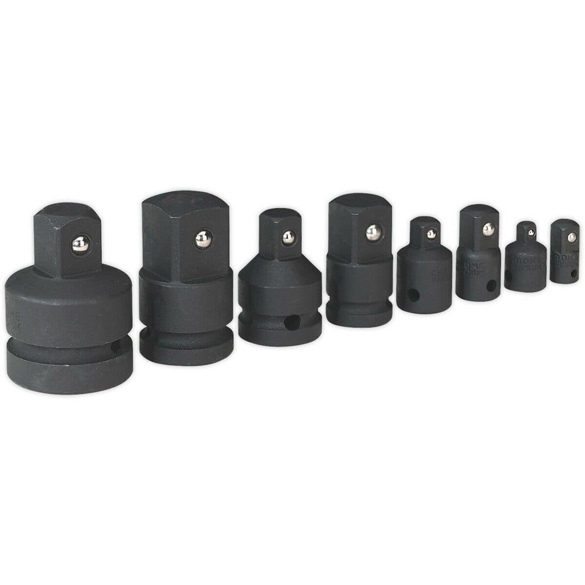 8 Piece Impact Socket Adaptor Set Drop Forged Steel Corrosion Resistant