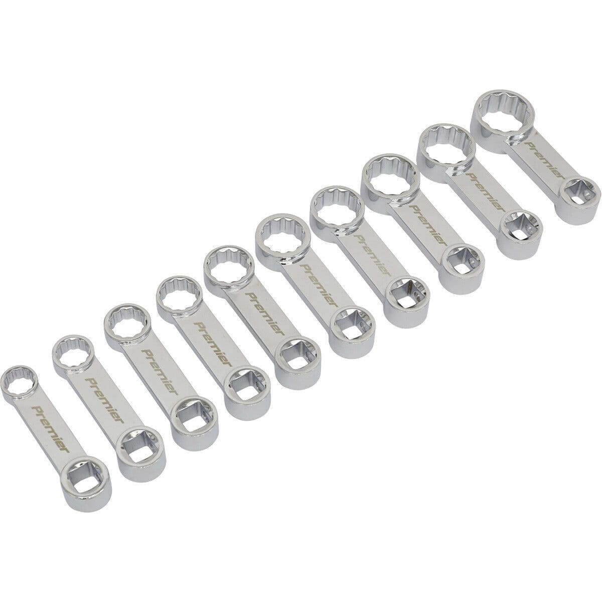 10pc Torque Wrench Spanner Adapter Set 3 8" Square Drive 12 Pt Metric Socket