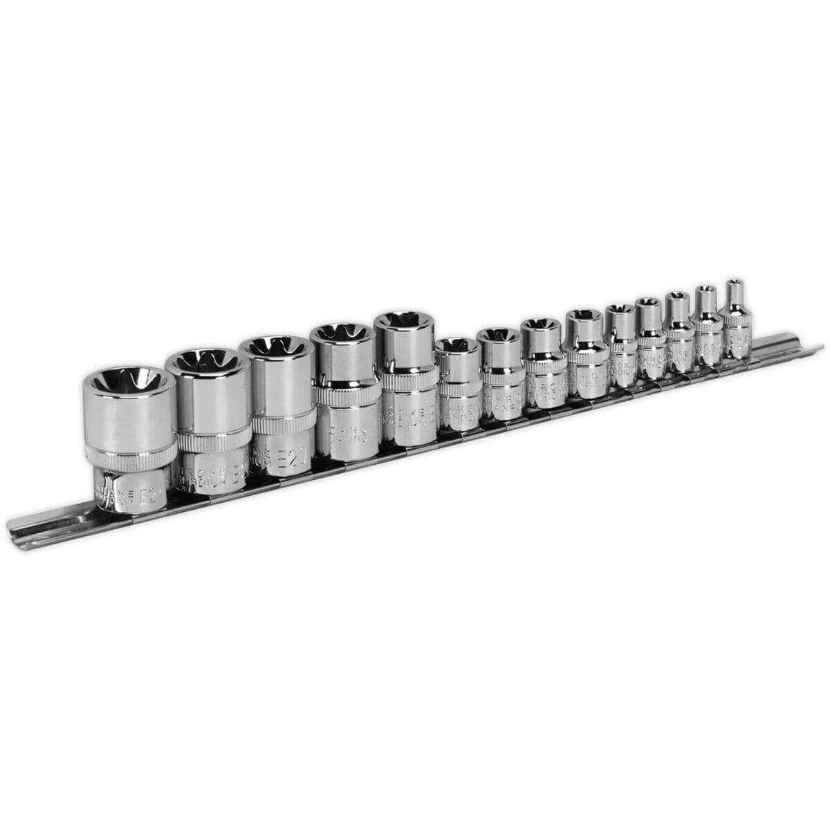 14 PACK TRX Star Socket Set - 1/4" 3/8" 1/2" Square Drive E4 to E24 Female