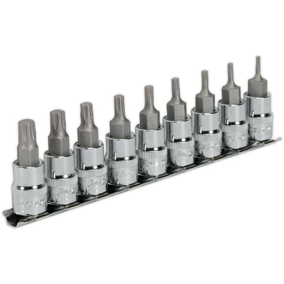 9 PACK TRX P Vehicle Bit Set 3 8" Square Drive Socket x 50mm Long S2 STEEL