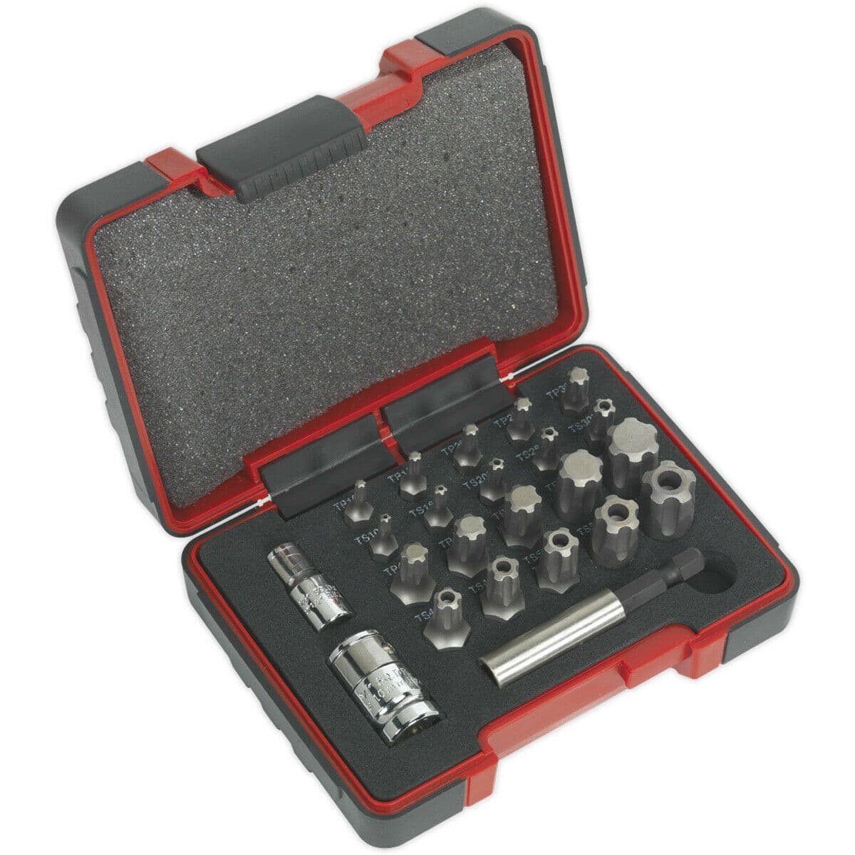 23 PACK TRX Star SECURITY Socket Bit Set 1 4" 3 8" Square Drive T10 to T60