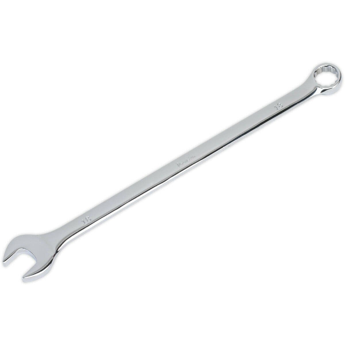 18mm x 333mm Extra Long Combination Spanner Chrome Vanadium Steel Nut Wrench