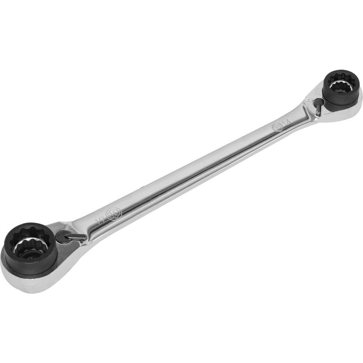 8 1 Double Ended Reversible Ratchet Ring Spanner Slim Handled Metric Wrench