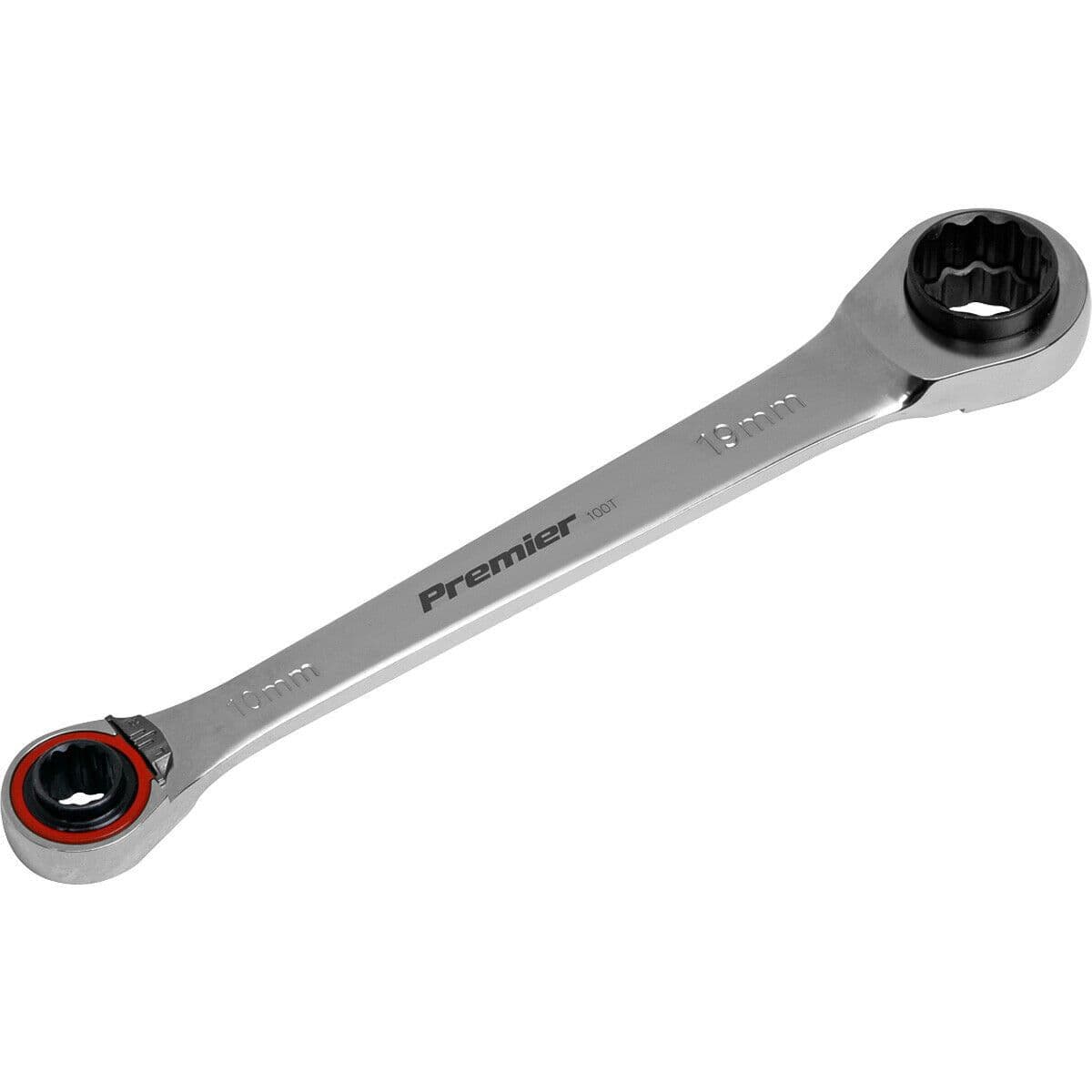 PRO 4 1 Double Ended Reversible Ratchet Ring Spanner Steel Metric Wrench