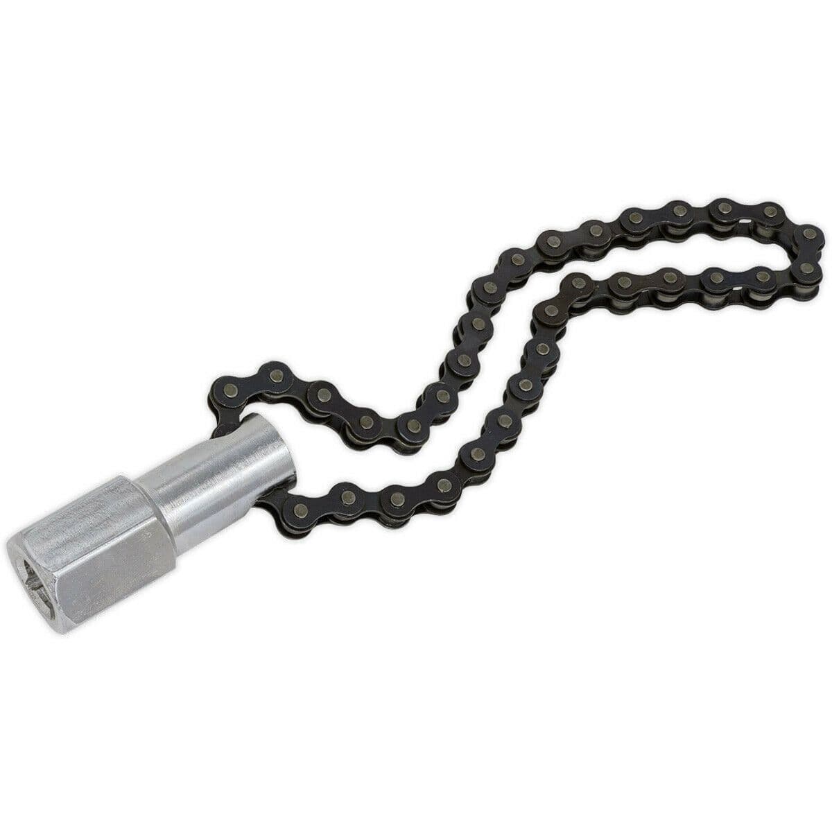 1 2" Sq Drive Oil Filter Chain Wrench 135mm Capacity Heavy Duty Chain