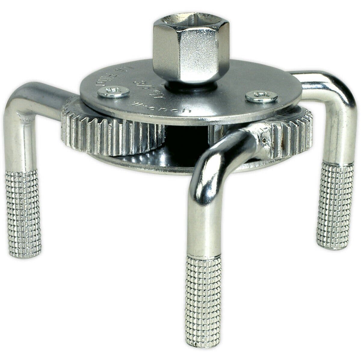 Knurled Oil Filter Claw Wrench 3 8" & 1 2" Sq Drive 65mm to 110mm Capacity