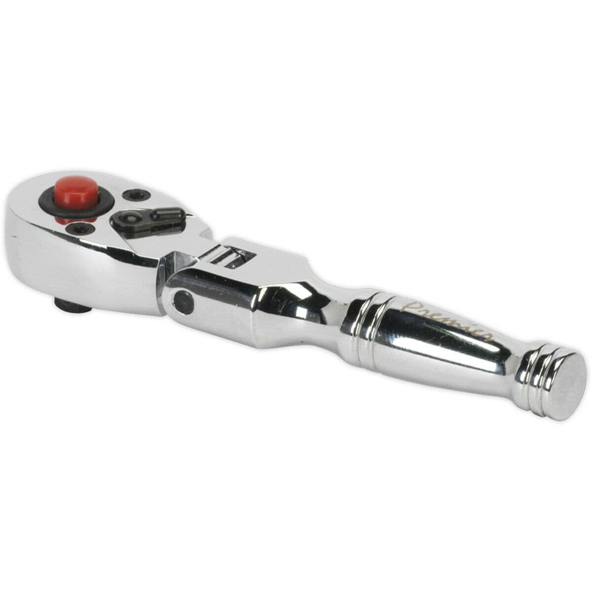 72 Tooth Stubby Flexi Head Ratchet Wrench 1 4 Inch Sq Drive Flip Reverse