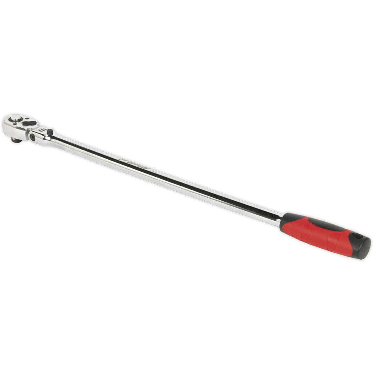 600mm Extra Long Flexi Head Ratchet Wrench 1 2" Sq Drive 72 Tooth Pear Head