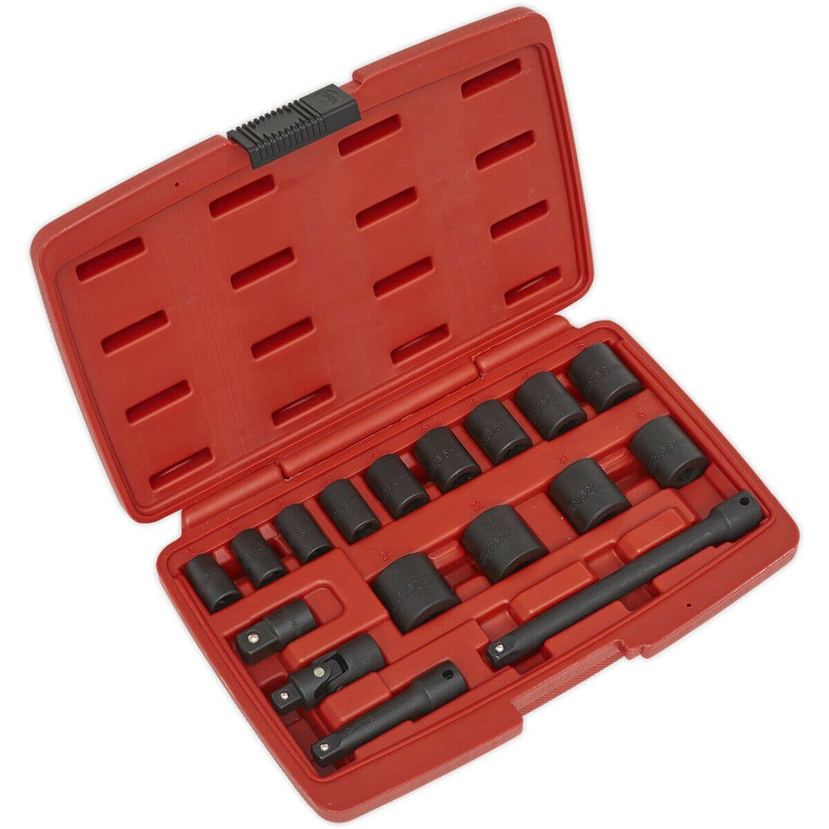 17 Piece PREMIUM Impact Socket Set 3 8" Sq Drive Hardened & Tempered