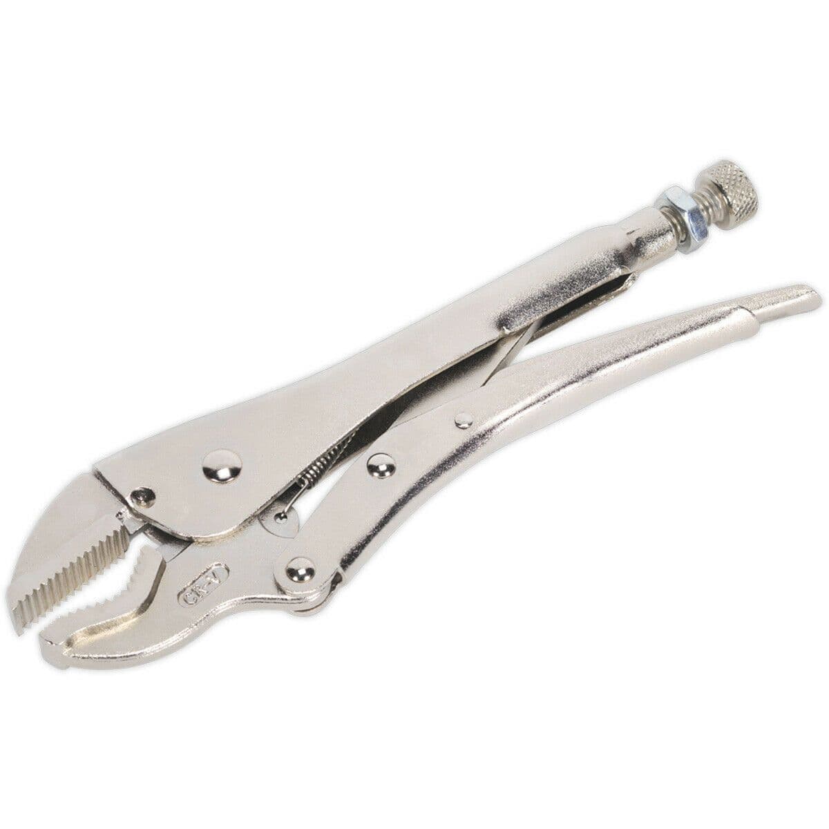 225mm Optimum Grip Locking Pliers Spring Loaded Locking Mechanism Steel