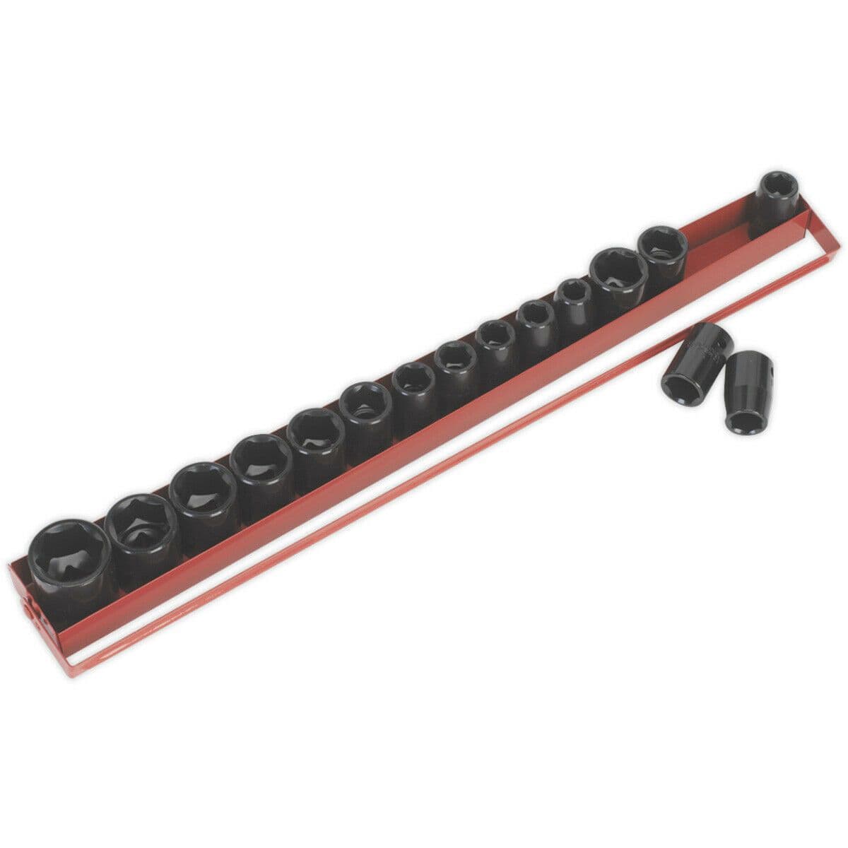 16 Piece PREMIUM Impact Socket Set 1 2" Sq Drive Imperial & Metric