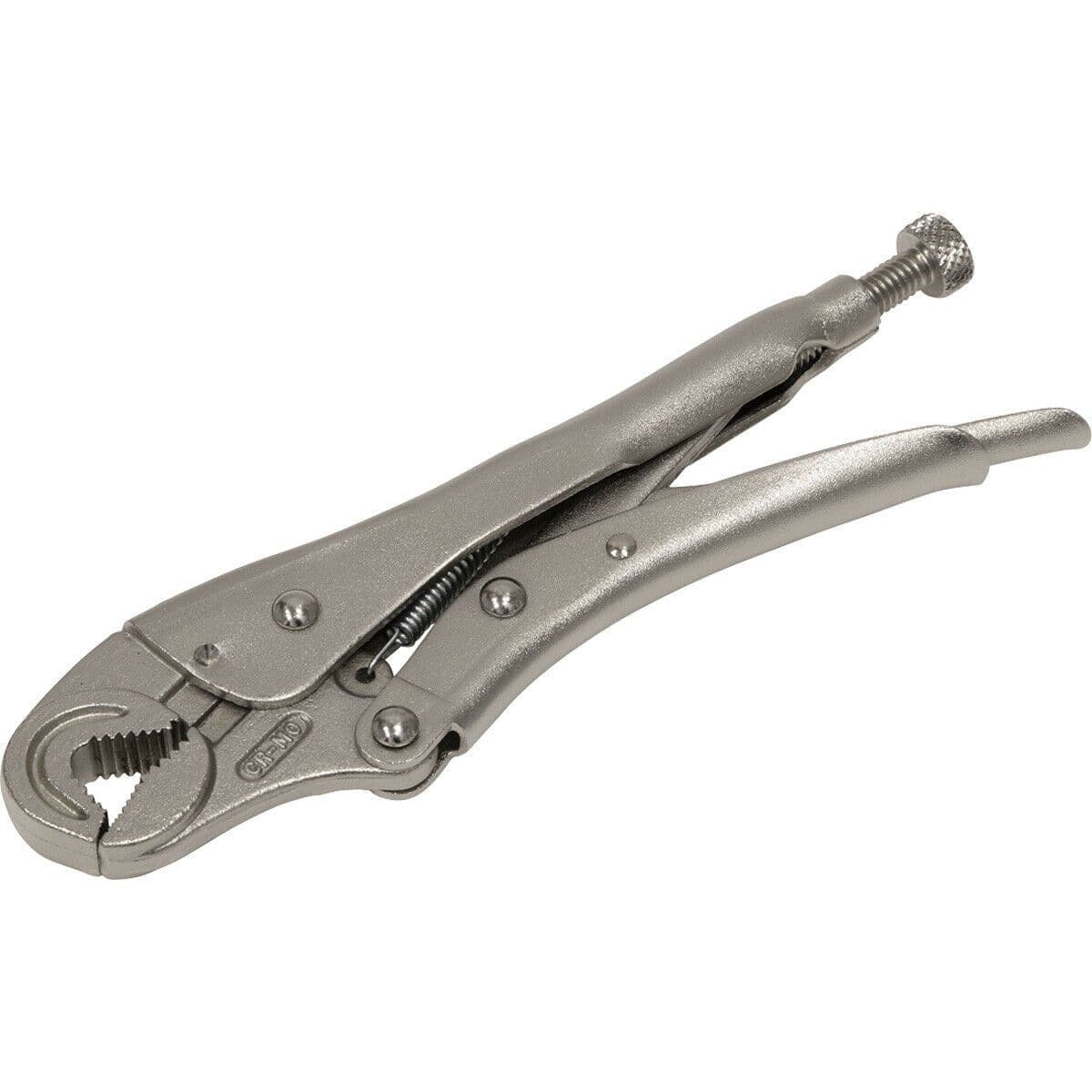 195mm Round Jaw Locking Pliers 35mm Jaw Capacity Chrome Molybdenum