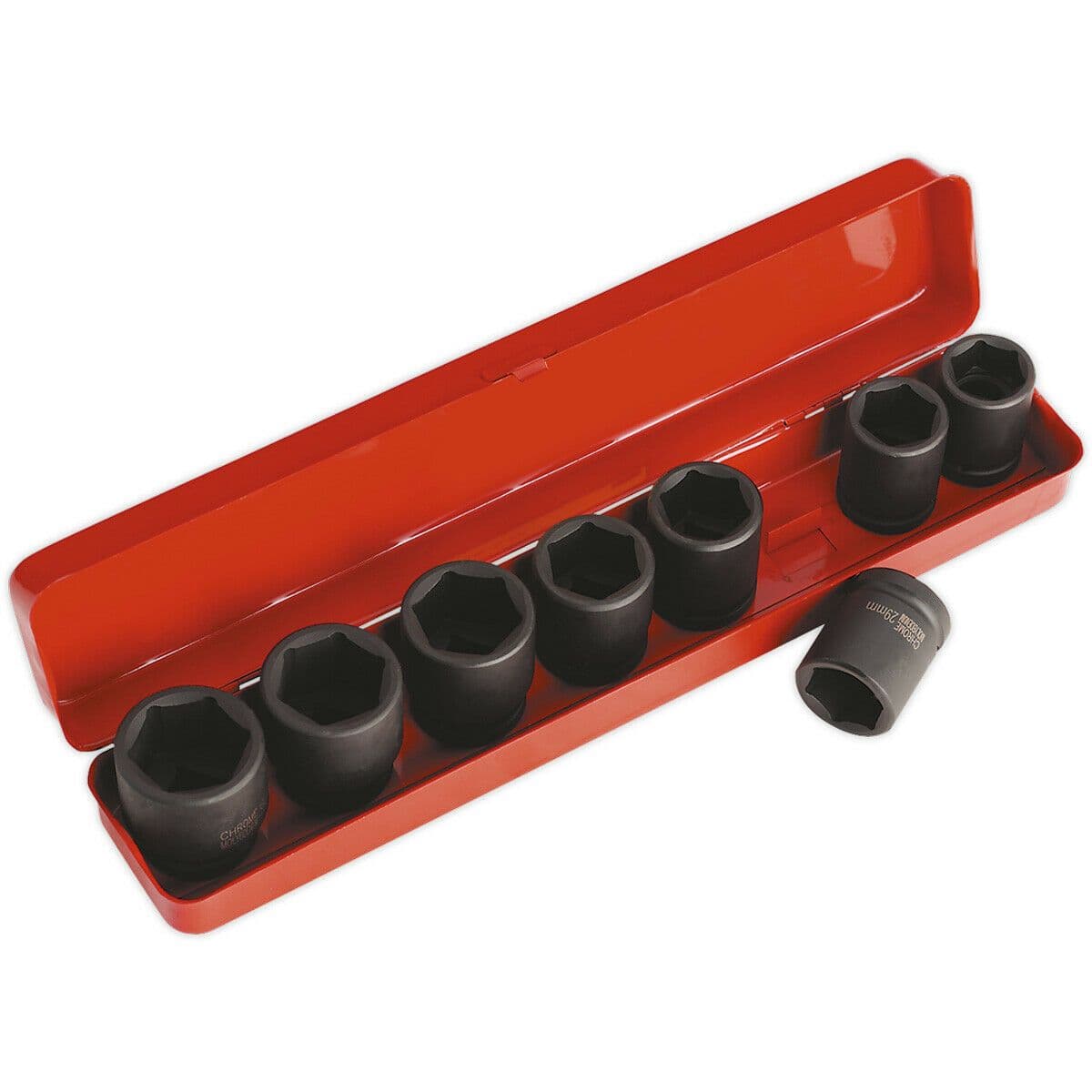 8 Piece PREMIUM Impact Socket Set 3 4" Sq Drive High Torque Chromoly Steel