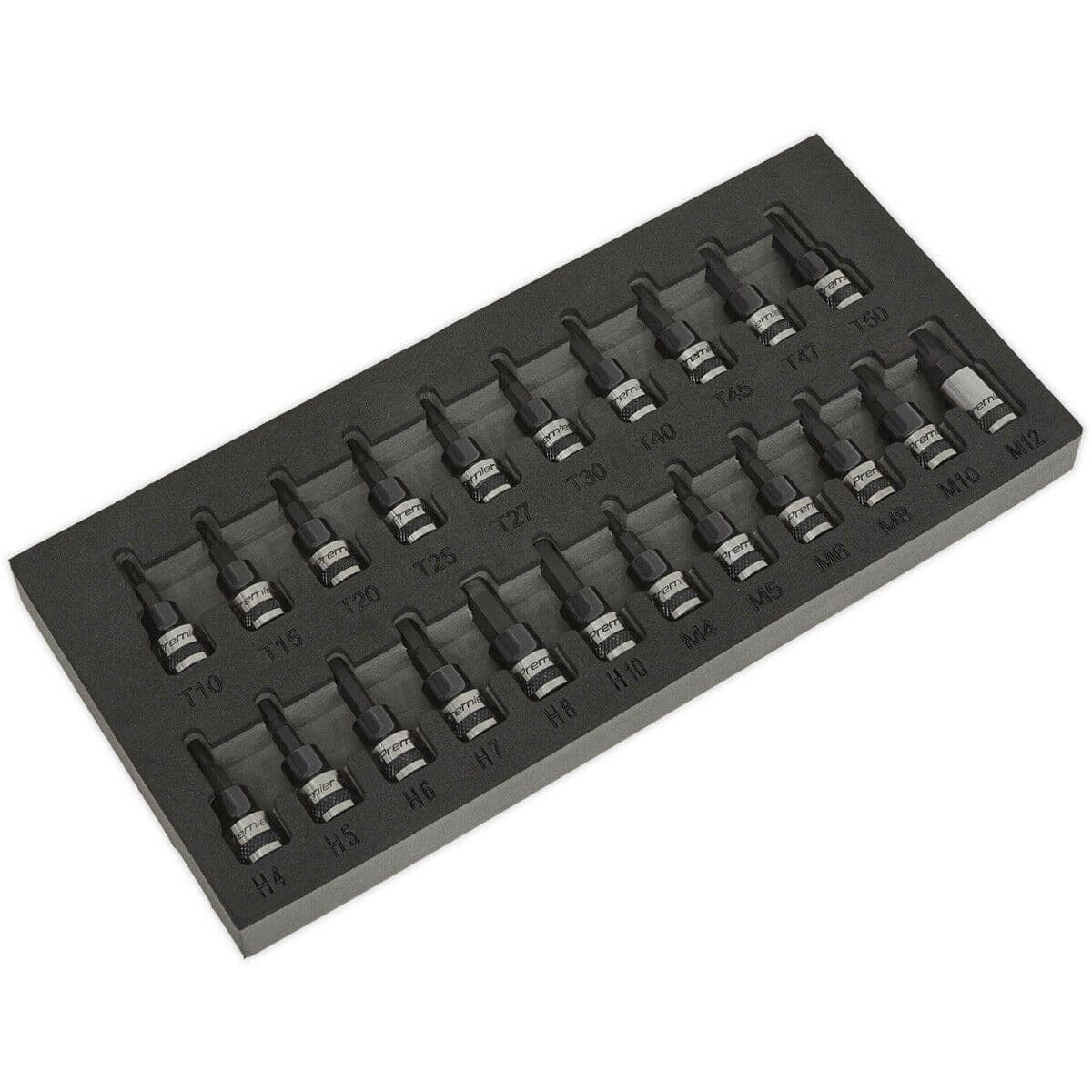 22pc TRX Star Hex Key Spline Socket Bit Set 3 8" Square Drive PREMIUM BITS