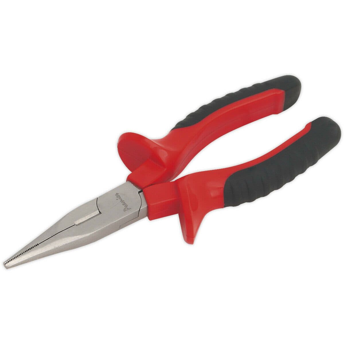 170mm Long Nose Pliers Serrated Jaws Drop Forged Steel Hardened Cutters