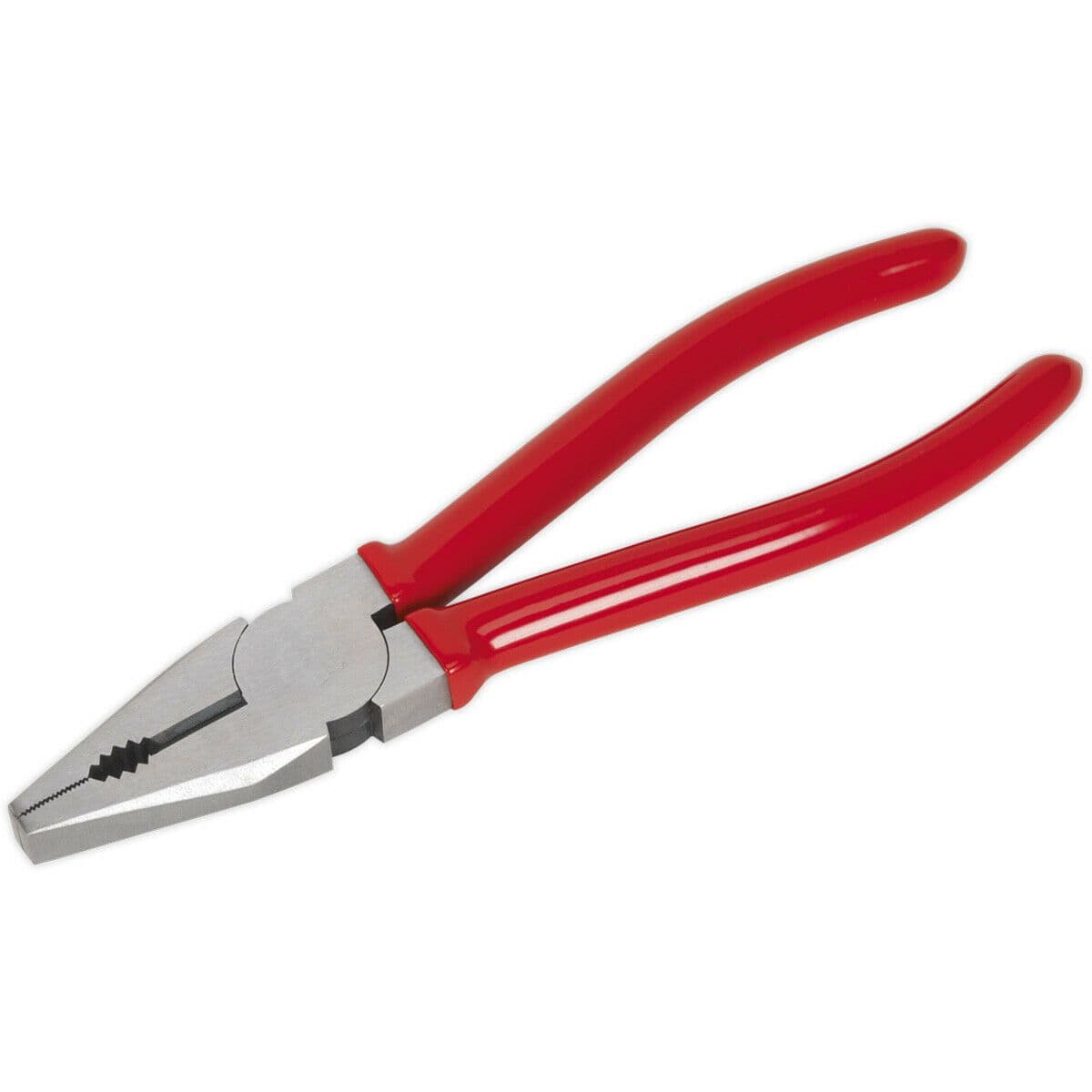 200mm Combination Pliers Drop Forged Steel 30mm Jaw Capacity Serrated Jaws