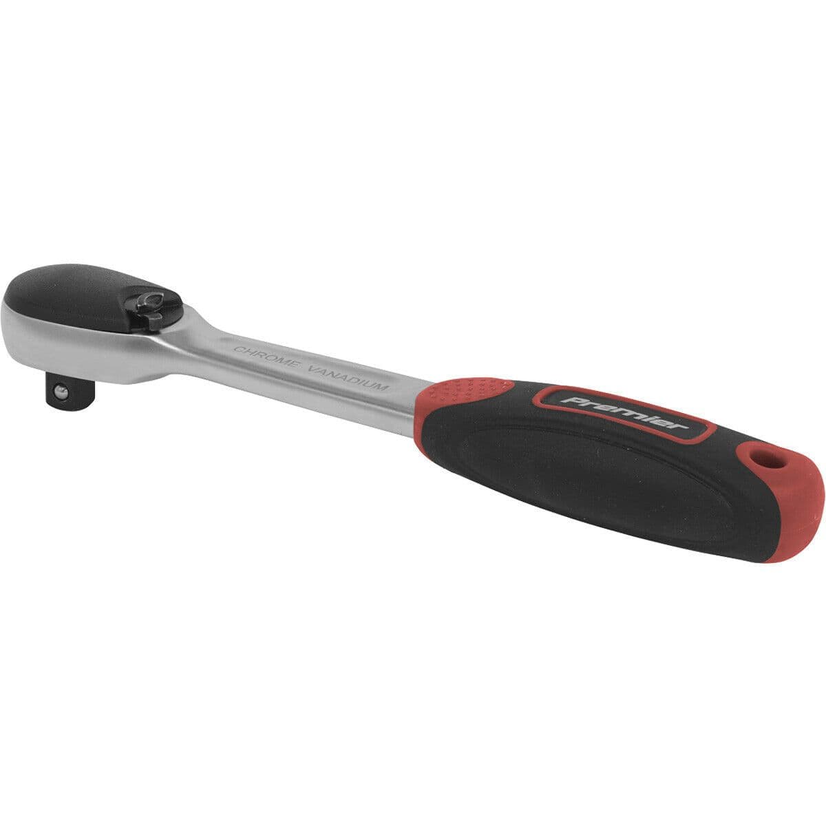 72 Tooth Dust Free Ratchet Wrench 1 4" Sq Drive Textured Grip Flip Reverse