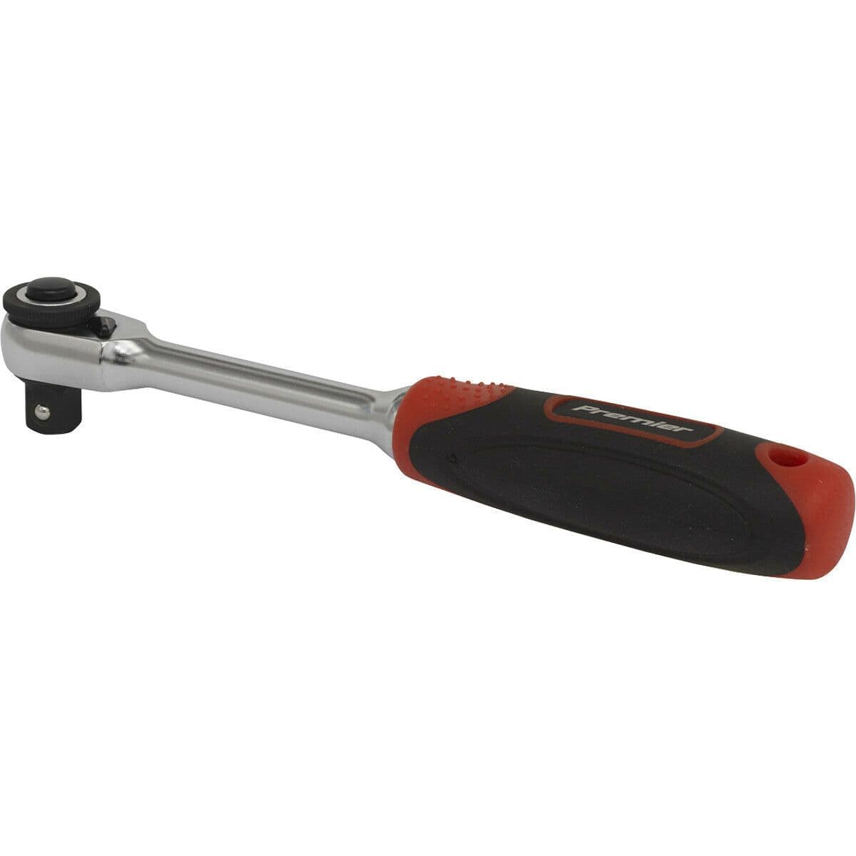 72 Tooth Compact Head Ratchet Wrench 1 4" Sq Drive Flip Reverse Soft Grip