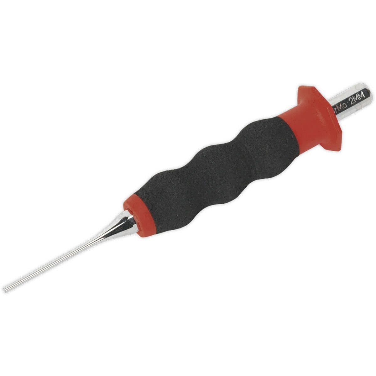 2mm Sheathed Parallel Pin Punch Contoured Foam Grip Chrome Molybdenum Steel