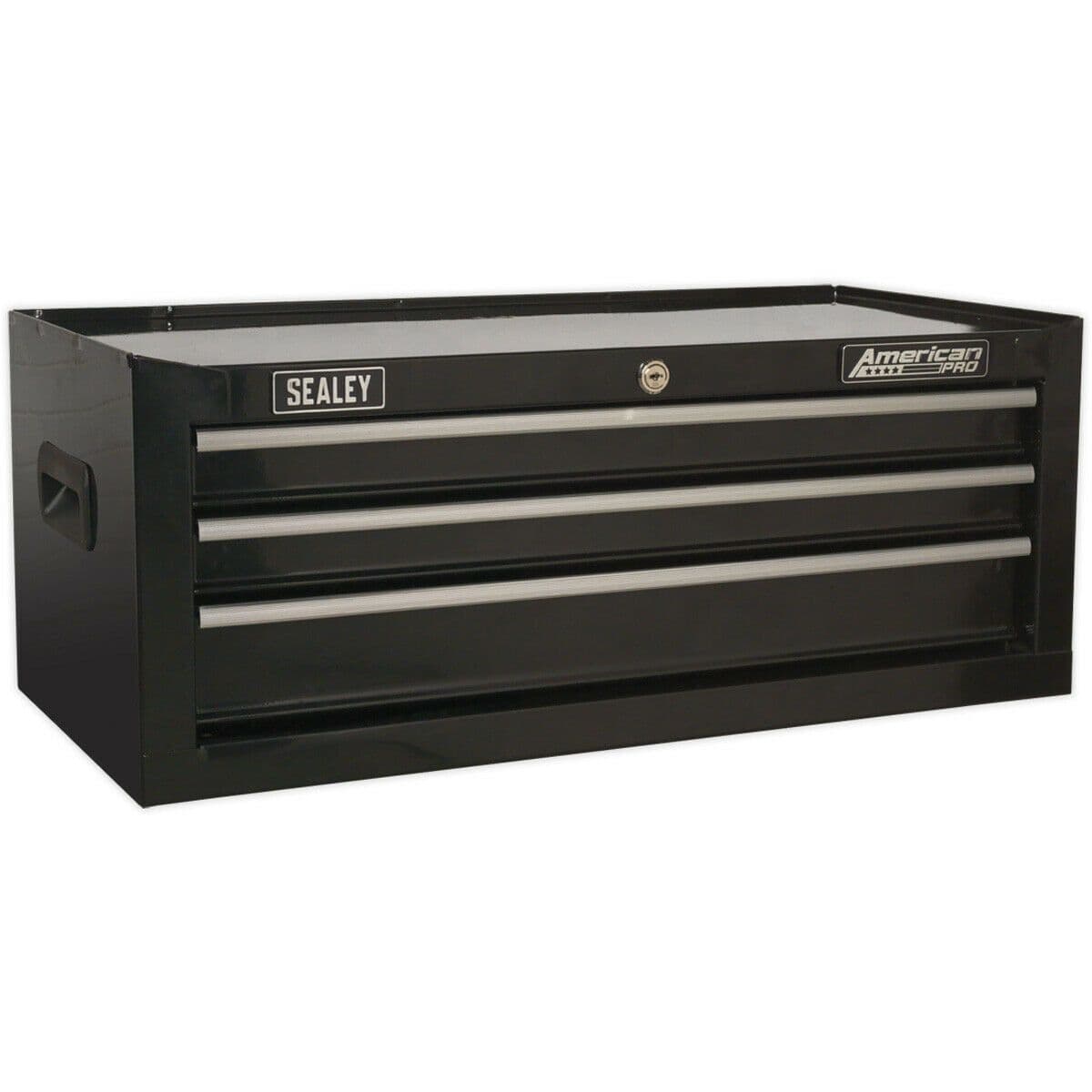 670 x 315 x 255mm 3 Drawer MID BOX Tool Chest Lockable Storage Cabinet