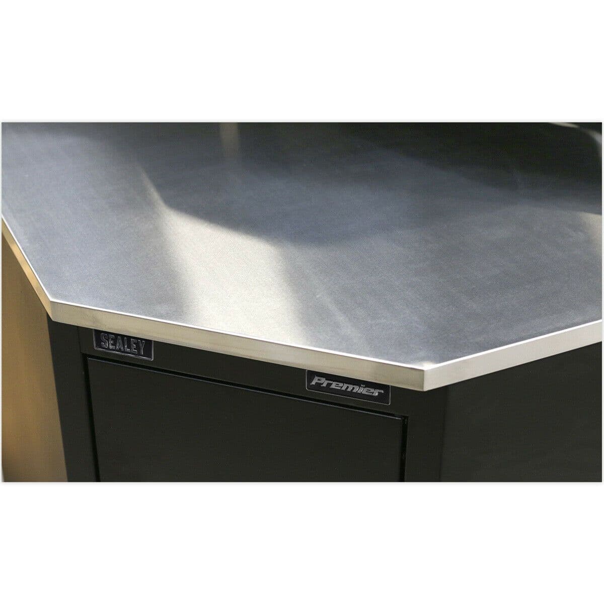 930mm Stainless Steel Corner Worktop ys02615 Modular Corner Floor Cabinet