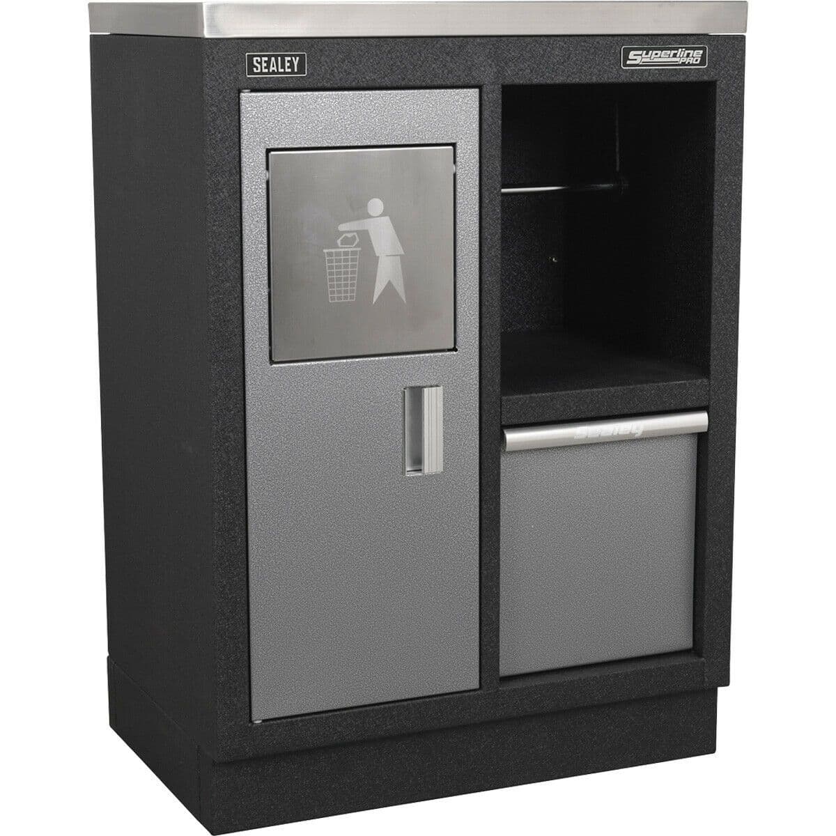 Multifunction Modular Garage Cabinet 680 460 x 910mm Aluminium Handles
