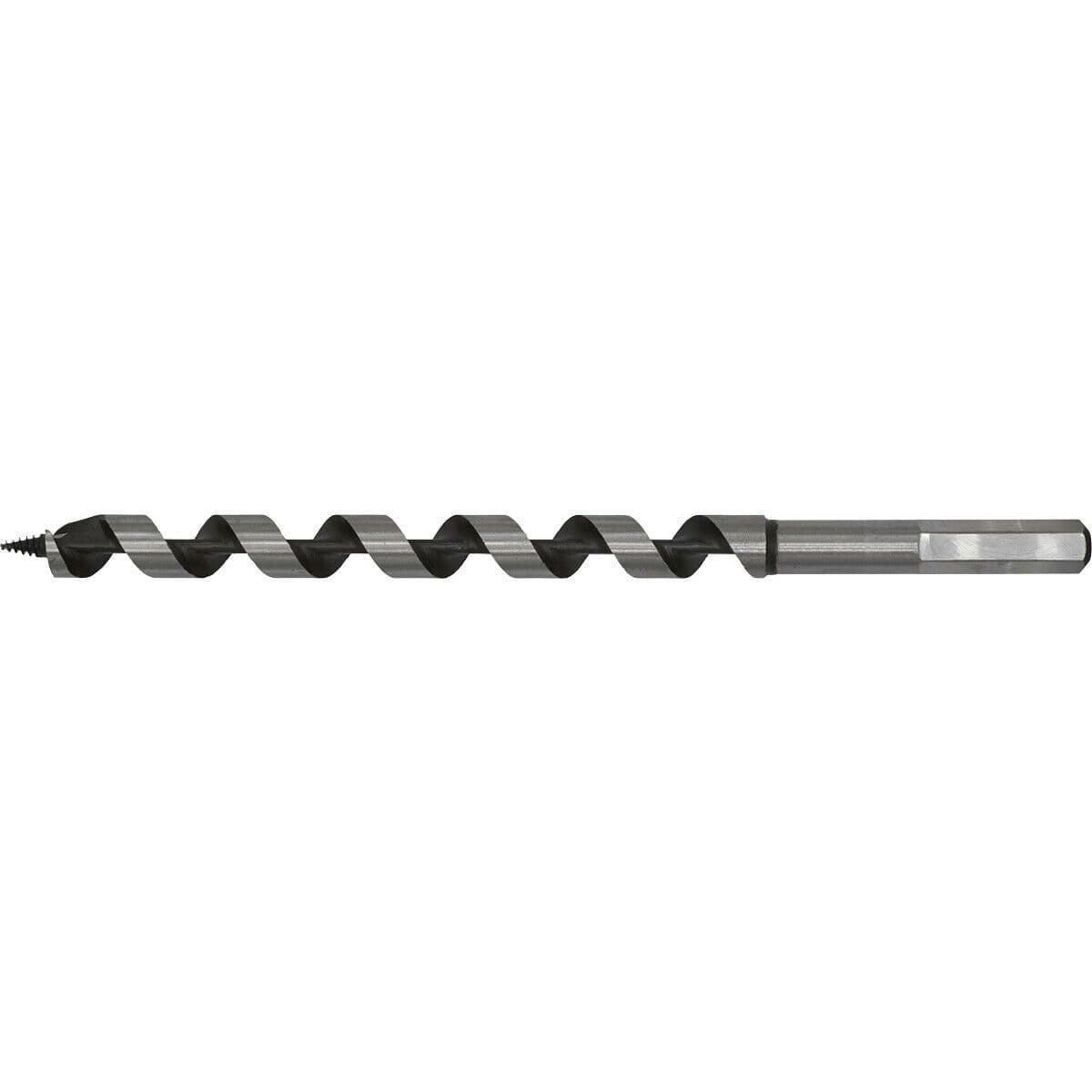 14 x 235mm Hardened Auger Wood Drill Bit Hexagonal Shank Woodwork Timber