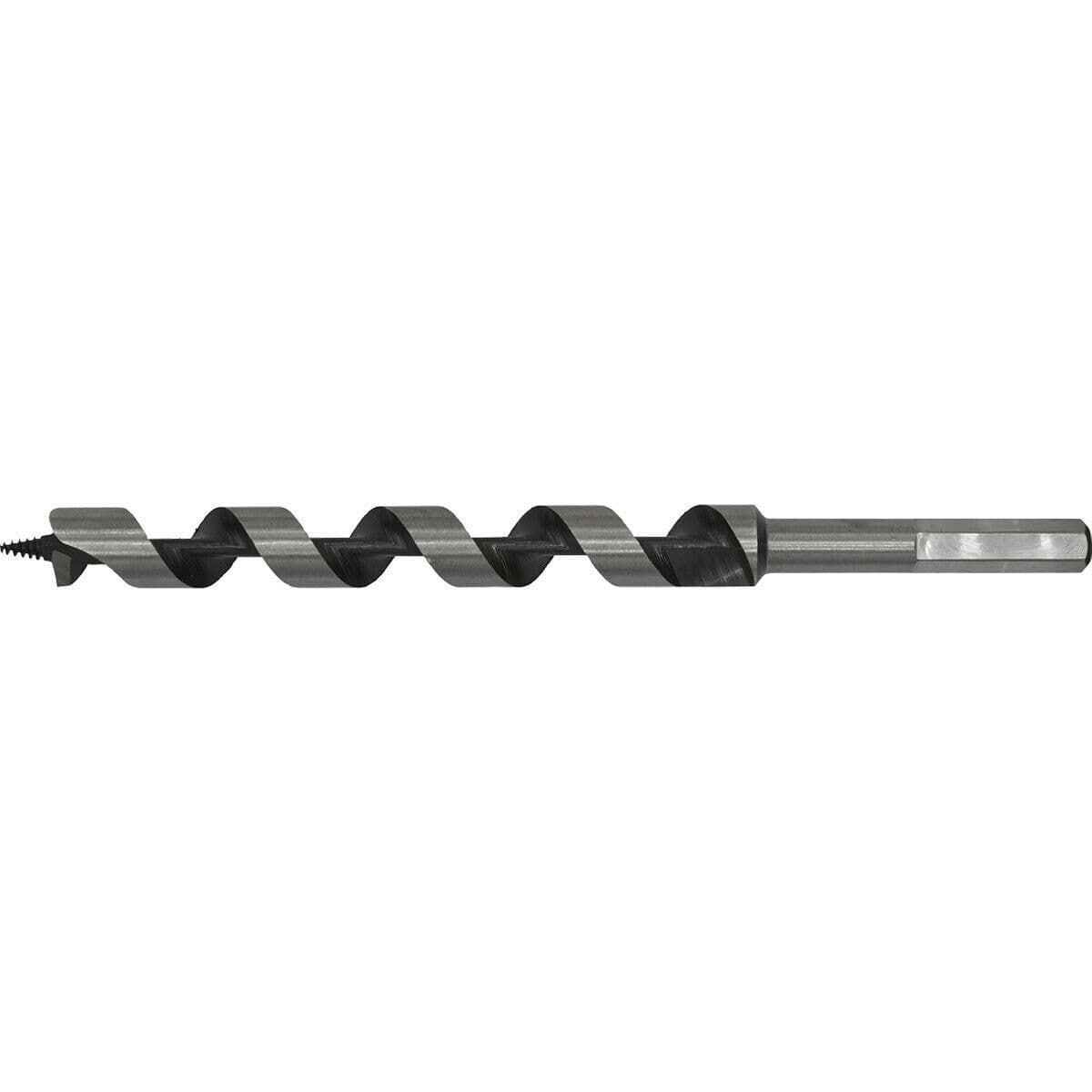 18 x 235mm Hardened Auger Wood Drill Bit Hexagonal Shank Woodwork Timber