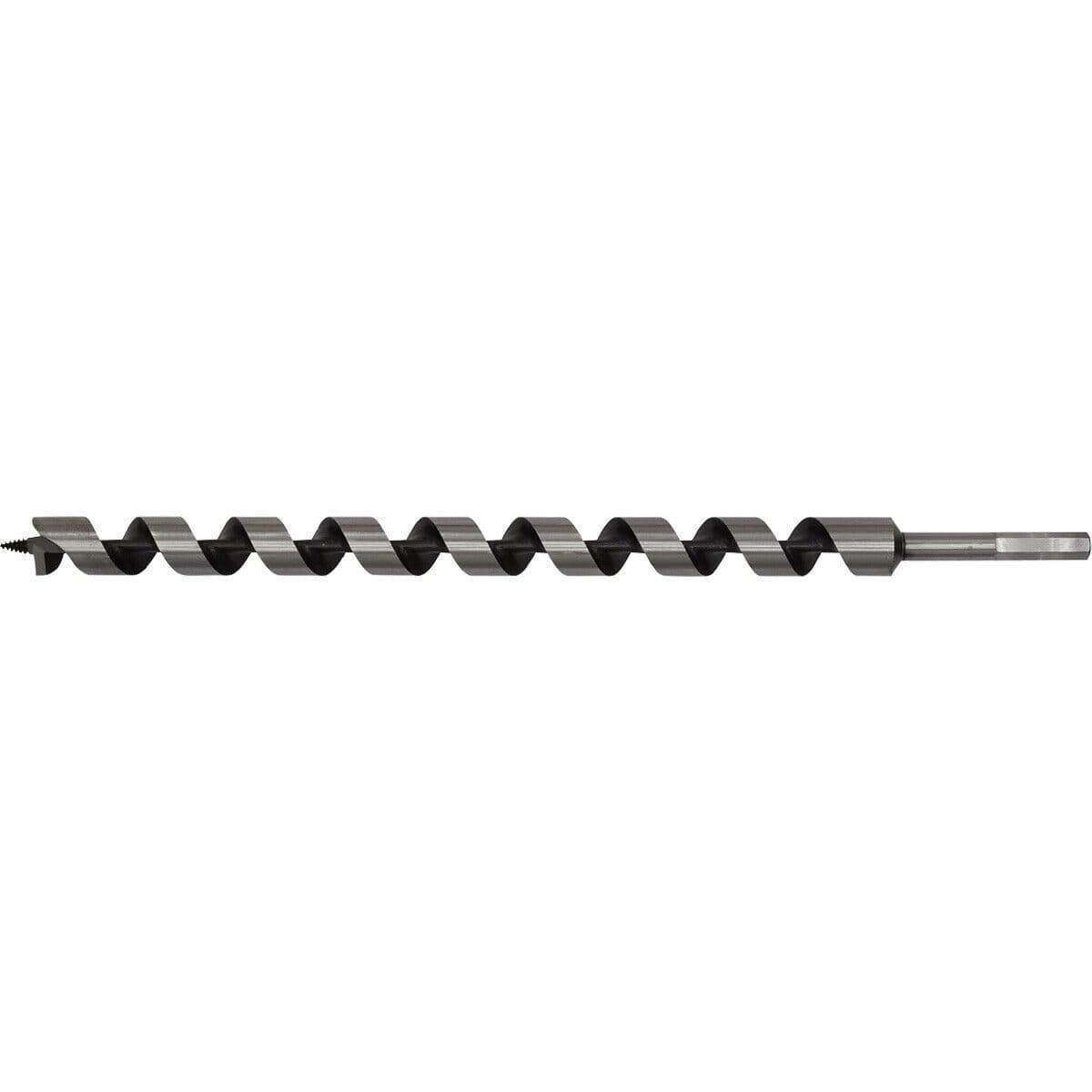 25 x 460mm Hardened Auger Wood Drill Bit Hexagonal Shank Woodwork Timber