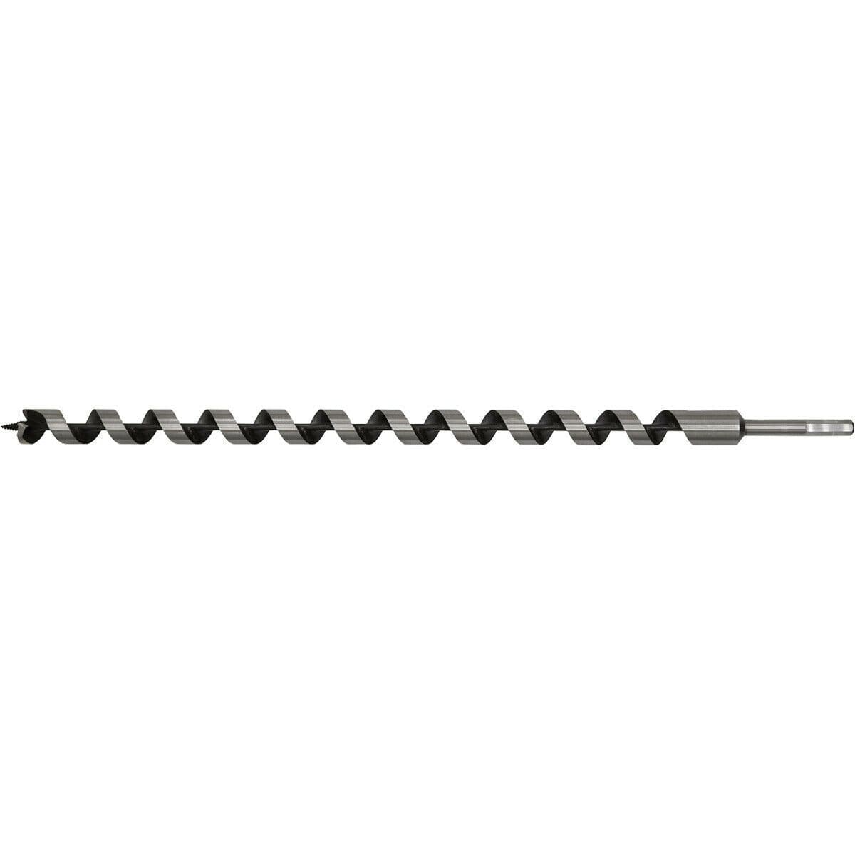 25 x 600mm Hardened Auger Wood Drill Bit Hexagonal Shank Woodwork Timber