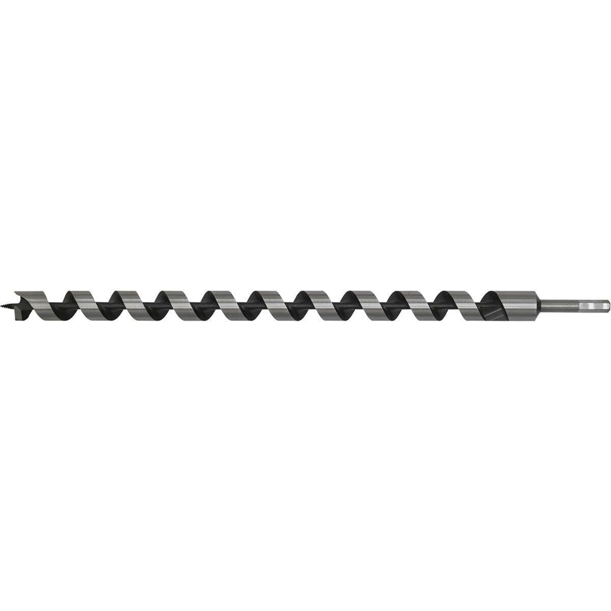 28 x 600mm Hardened Auger Wood Drill Bit Hexagonal Shank Woodwork Timber