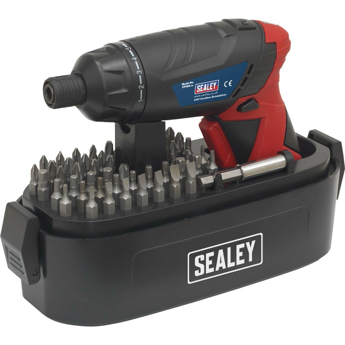 53 PACK 3.6V Cordless Screwdriver Set 1.3Ah Lithium ion Battery LED Torch